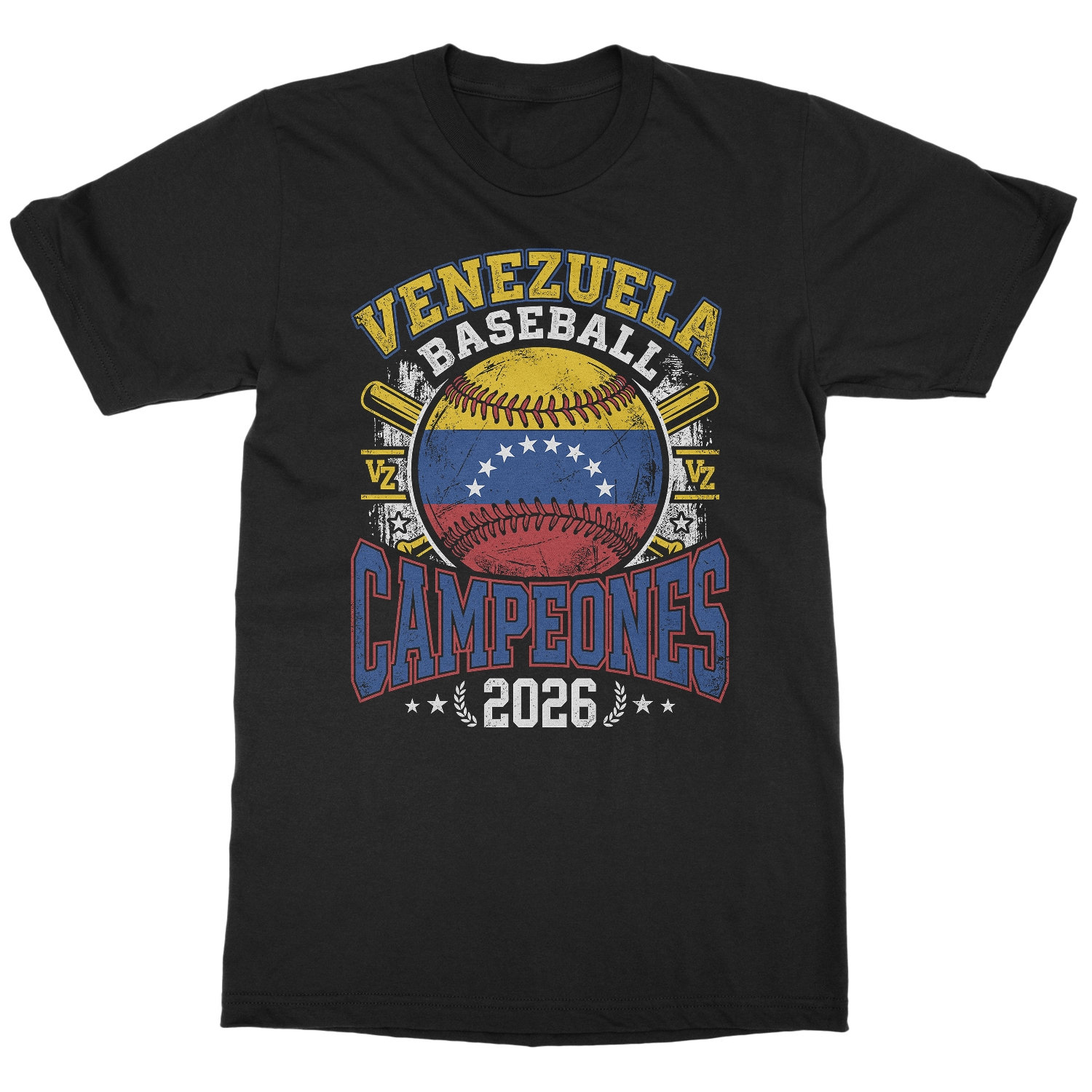 Venezuela Campeones 2026 Baseball World Champions Unisex T-Shirt