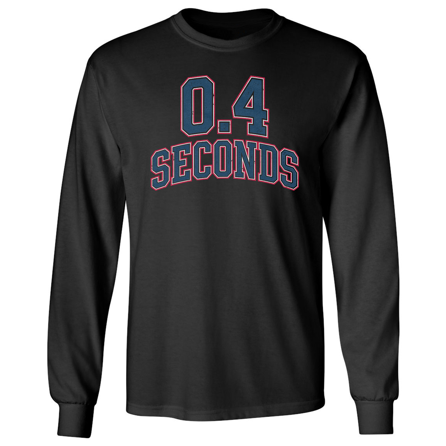 0.4 Seconds Connecticut 3 Pointer Tribute Long Sleeve T-Shirt