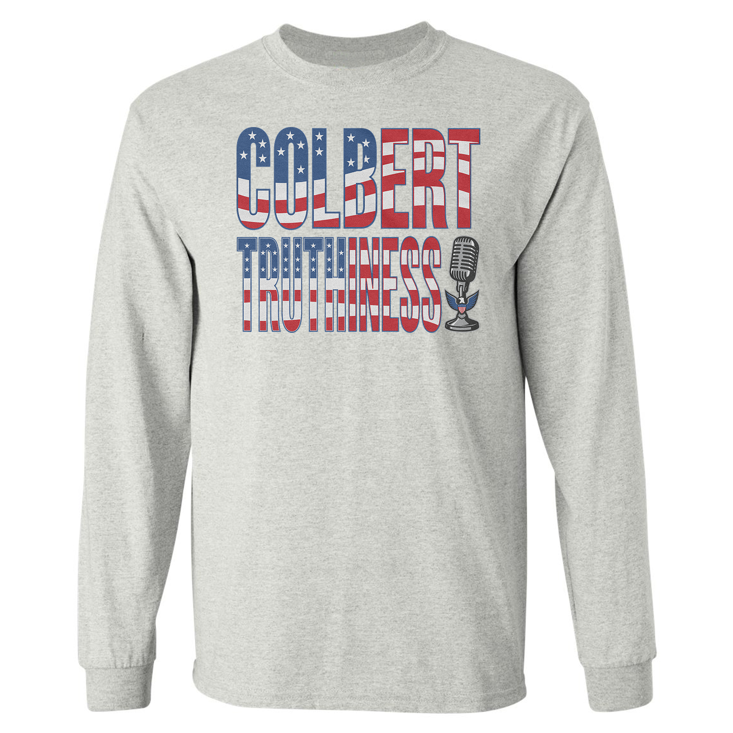 Colbert Truthiness Quote Funny Host Tribute Long Sleeve T-Shirt