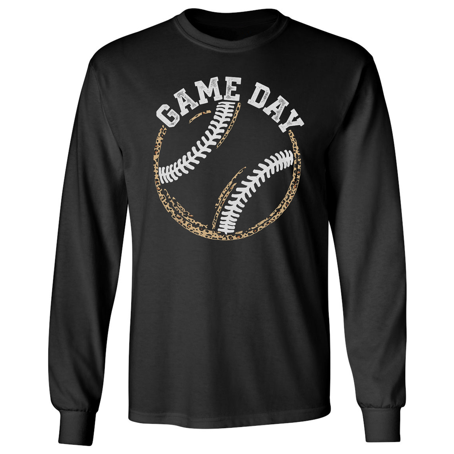 Game Day Baseball Mom Funny Gift Mothers Day Long Sleeve T-Shirt