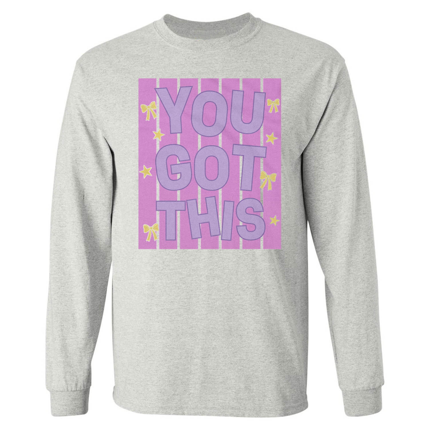 Test Day You Got This Cool Modern Graphic Long Sleeve T-Shirt