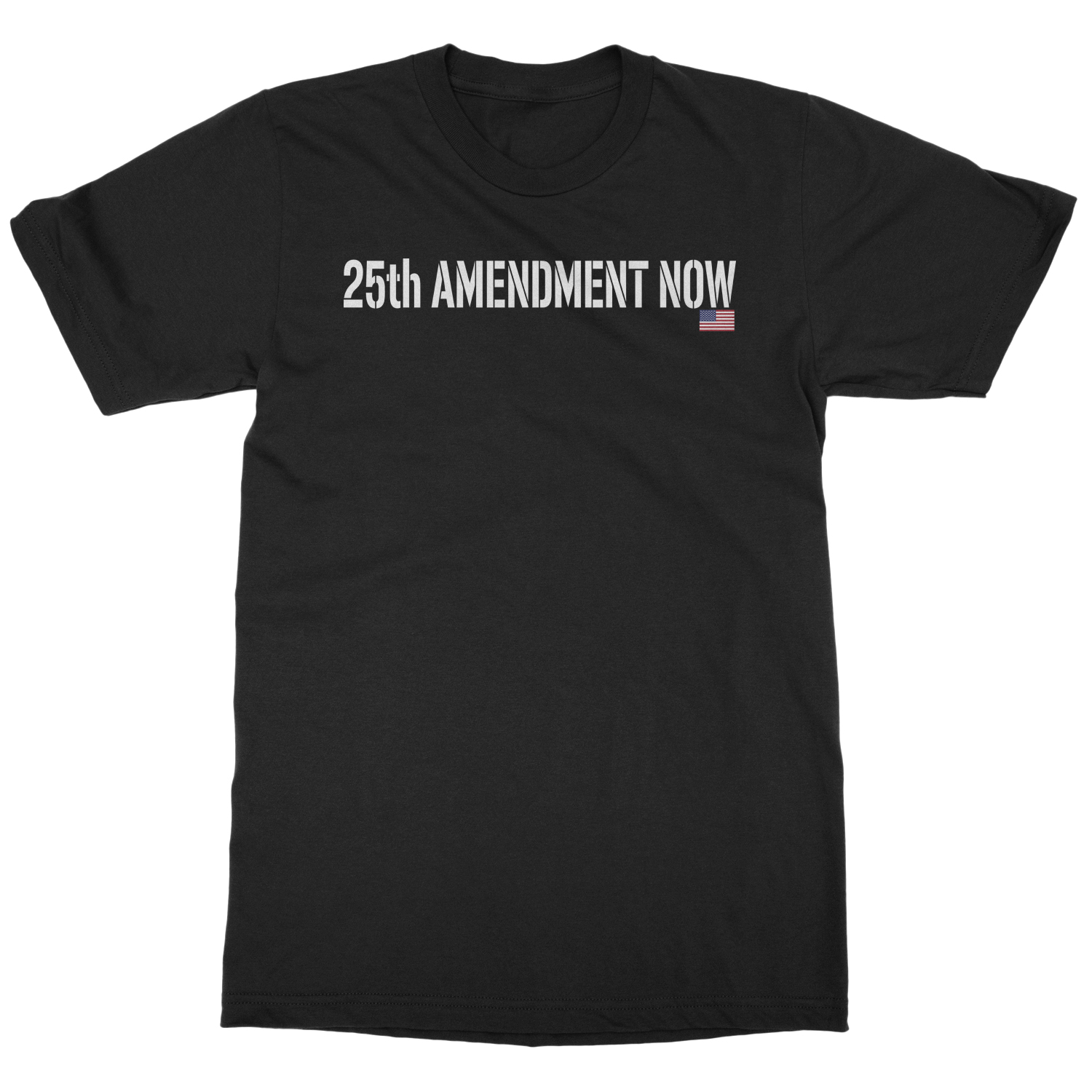 25th Amendment Now USA Flag Minimalist Resist Graphic Unisex T-Shirt
