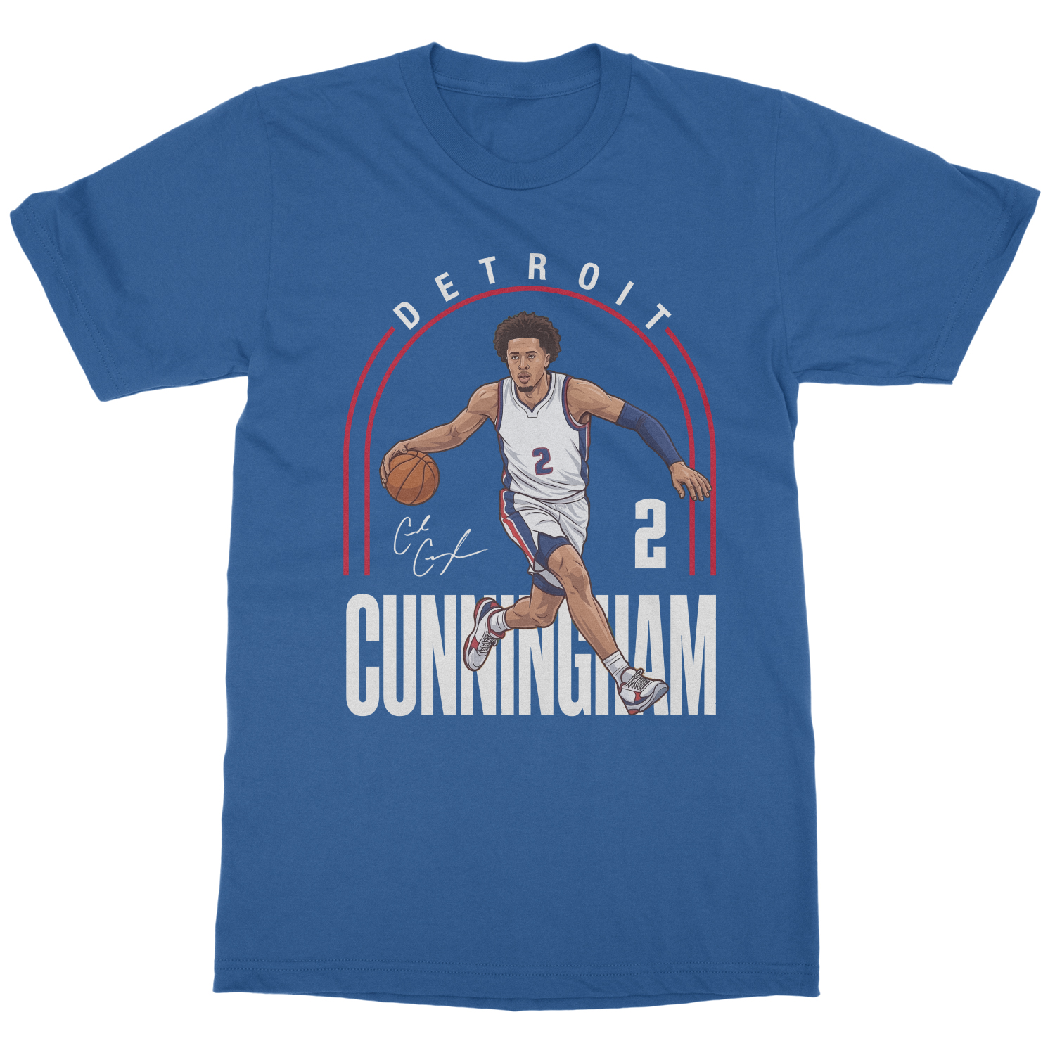 Cunningham Inspired 2 Graphic Detroit Tribute Unisex T-Shirt