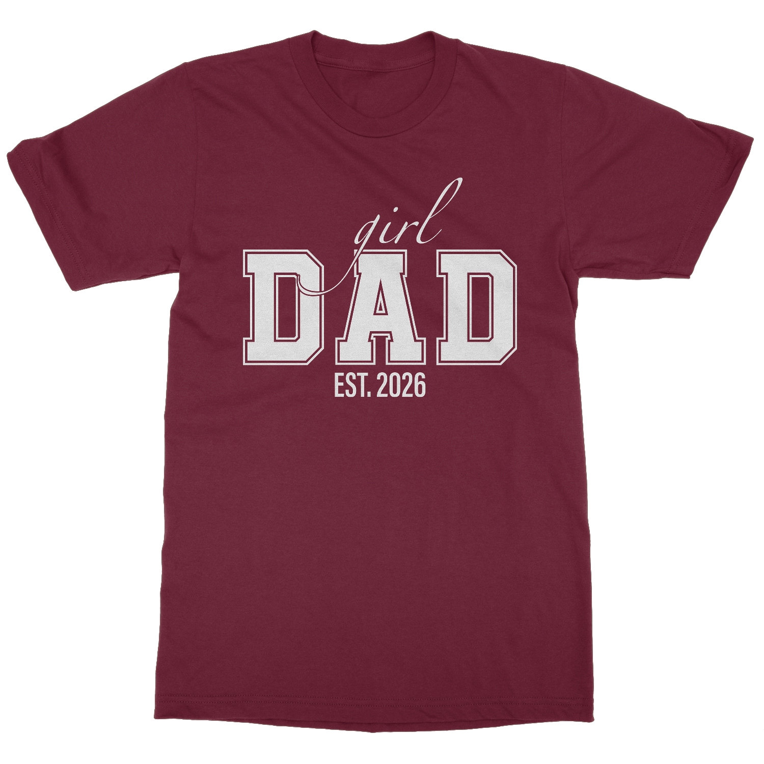 Dad Est 2026 Gift for Daddy Dad To Be Fathers Day Unisex T-Shirt