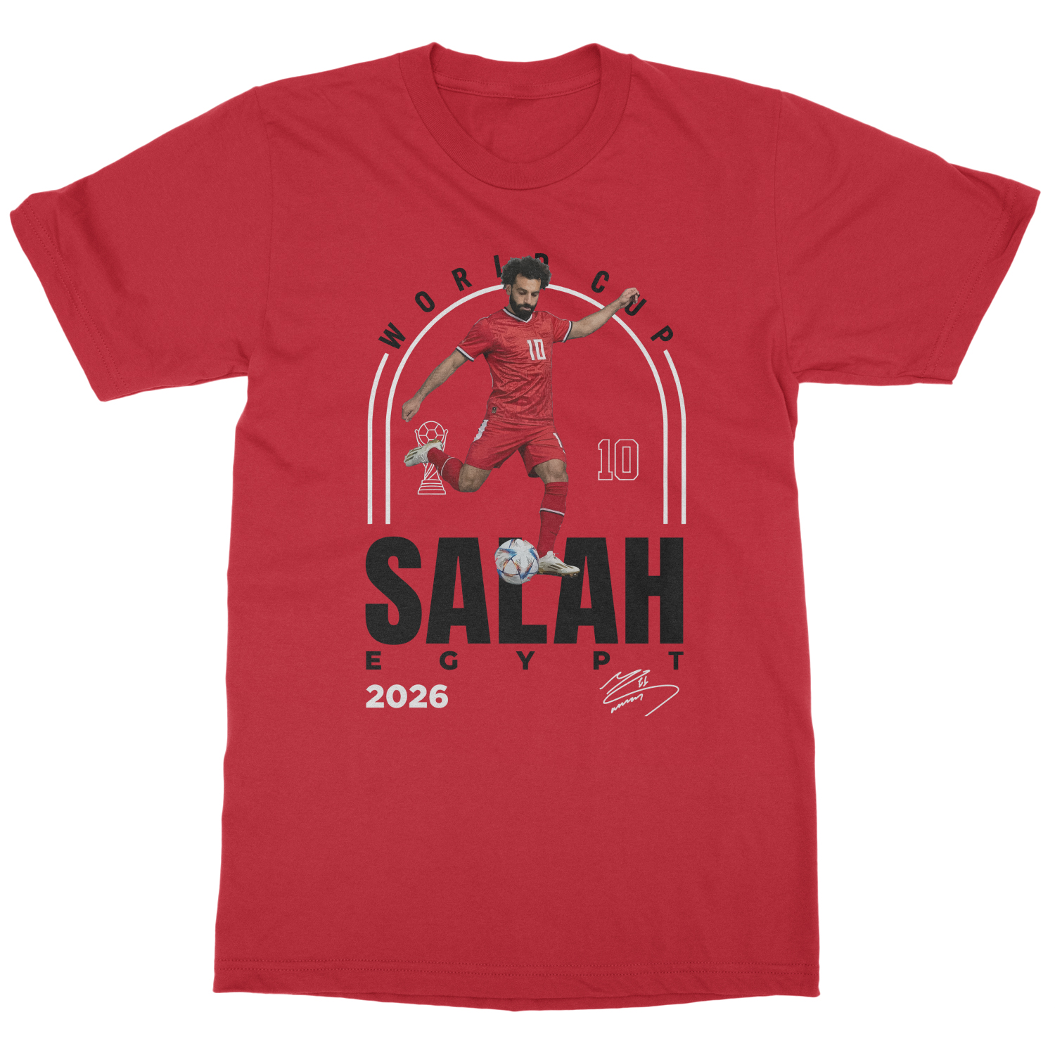 Salah 10 Egypt Tribute Graphic – 2026 Fans Unisex T-Shirt