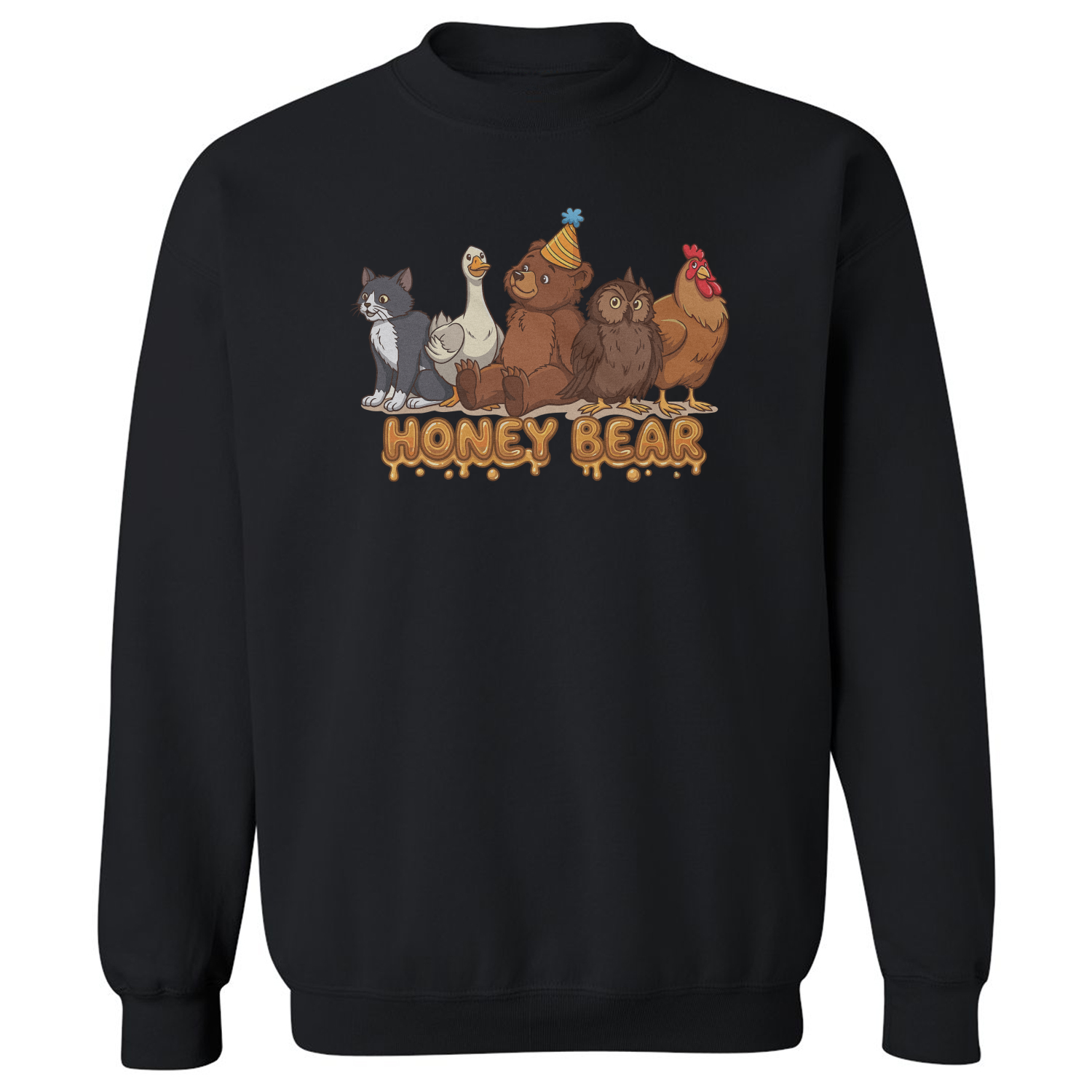 Little Bear Vintage 90s Cartoon Graphic Animal Lover Unisex Crewneck Sweatshirt