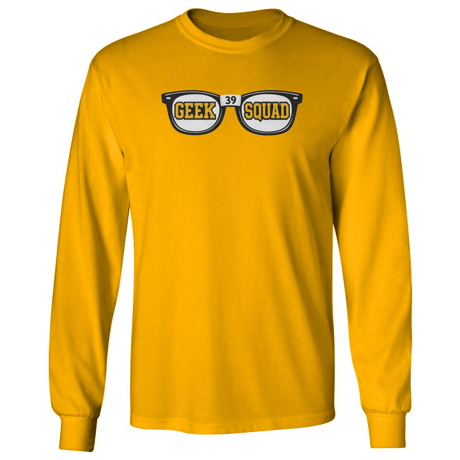 Geekie Inspired Hockey Geek-Squad 39 Boston Fans Long Sleeve T-Shirt