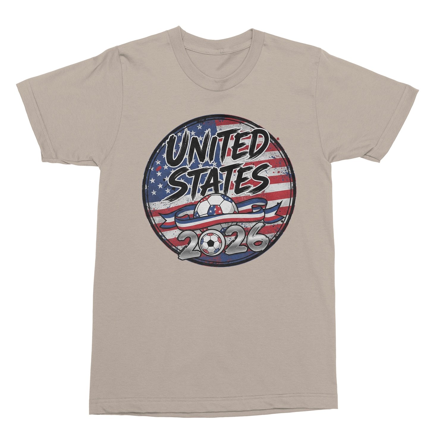 Usa Inspired Soccer Graphic – 2026 World Fans Unisex T-Shirt