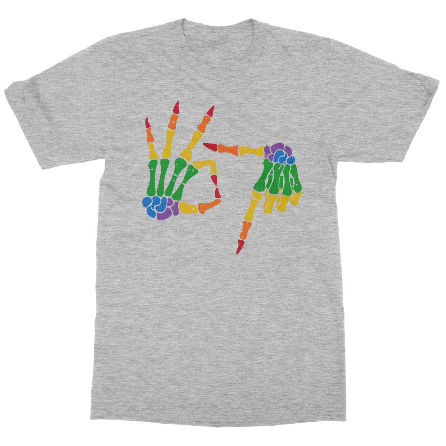 Six Seven LGBTQ Skeleton Hands 67 Pride Month Funny Unisex T-Shirt