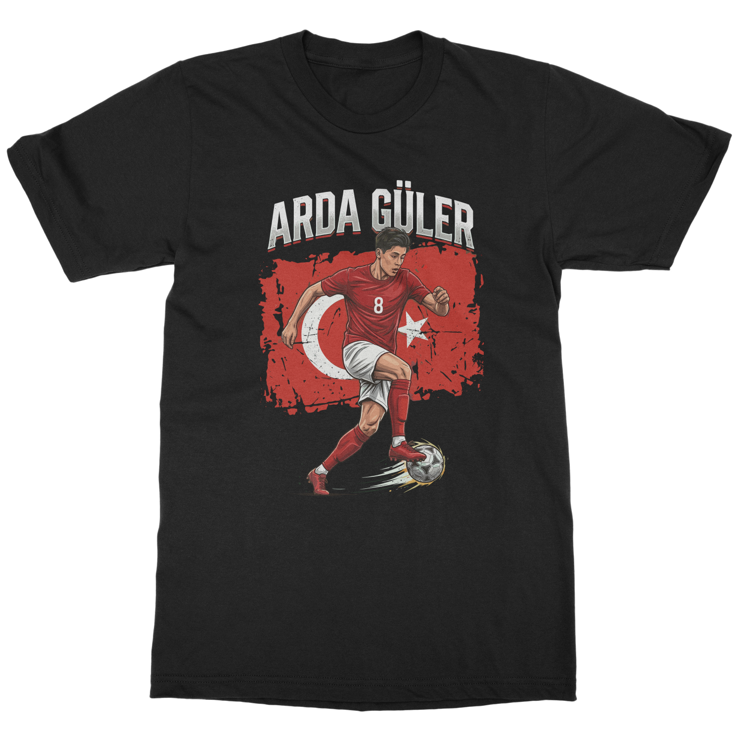 Arda Guler Inspired Graphic Turkiye Soccer Pride Unisex T-Shirt