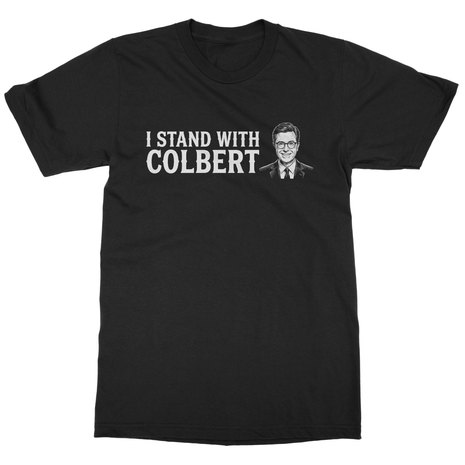 I Stand With Colbert 2026 Last Show Tribute Unisex T-Shirt