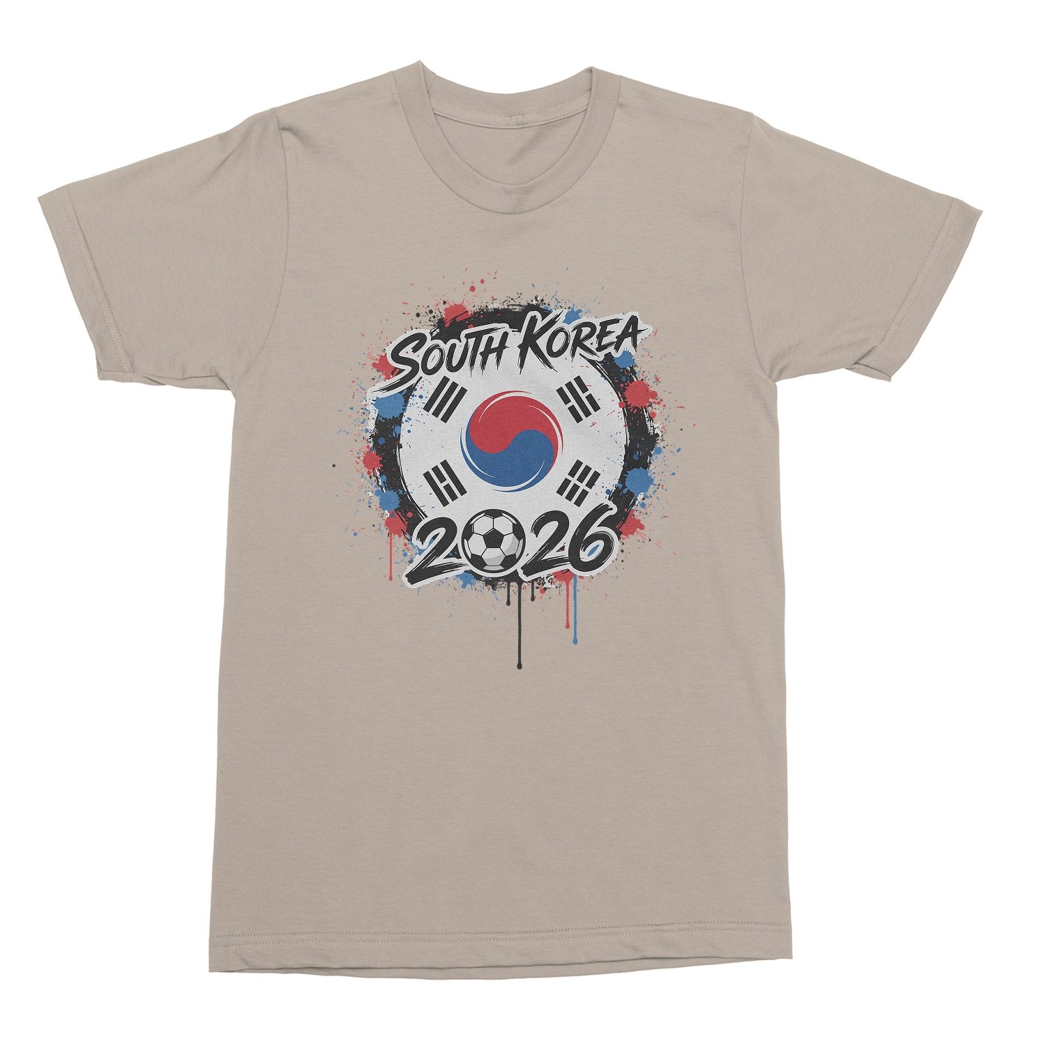 South Korea Inspired Soccer Graphic – 2026 World Fans Unisex T-Shirt