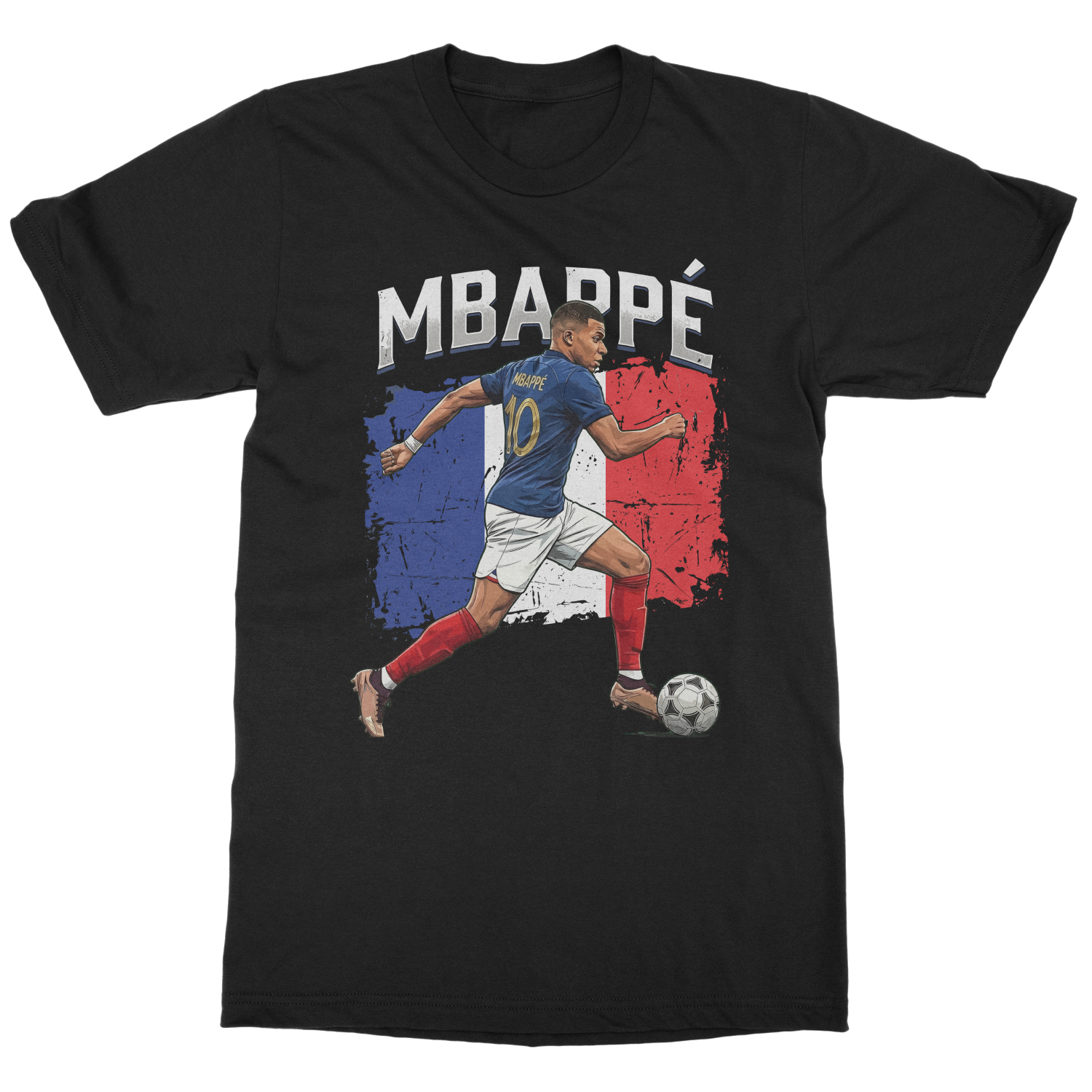 Mbappe Inspired Graphic France Fan Soccer Pride Unisex T-Shirt