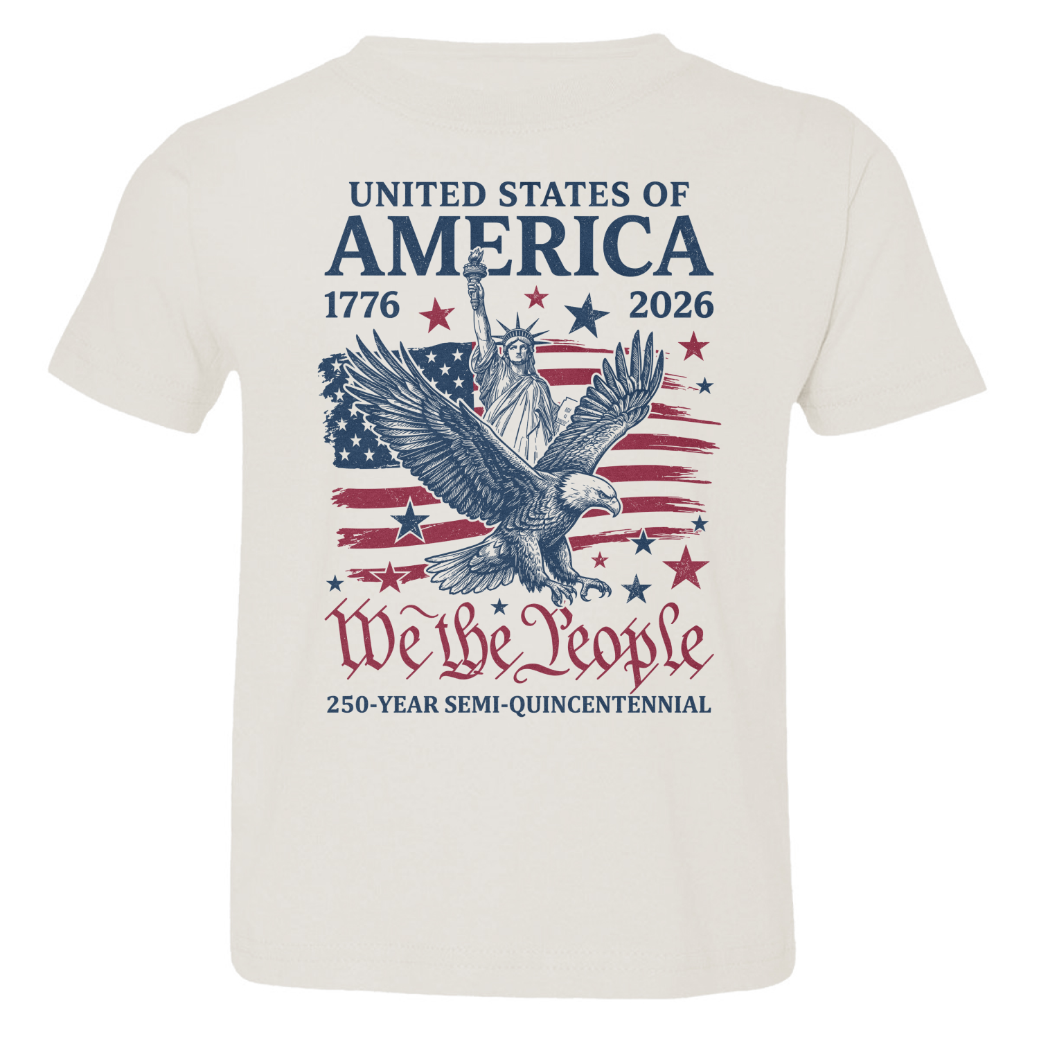 America 250 Patriotic Eagle USA 250th Birthday Toddler T-Shirt