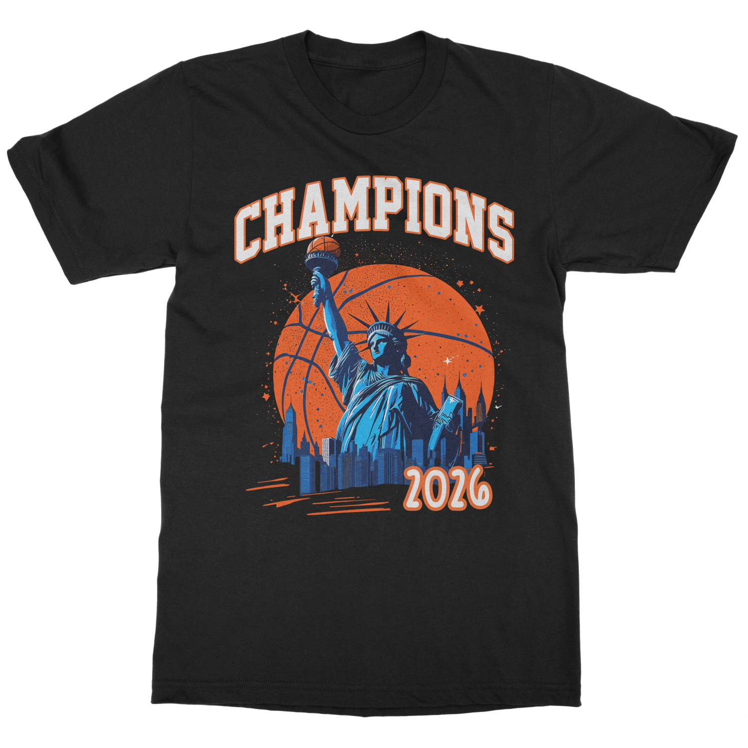 New York 2026 Champions NY Basketball Fans Unisex T-Shirt