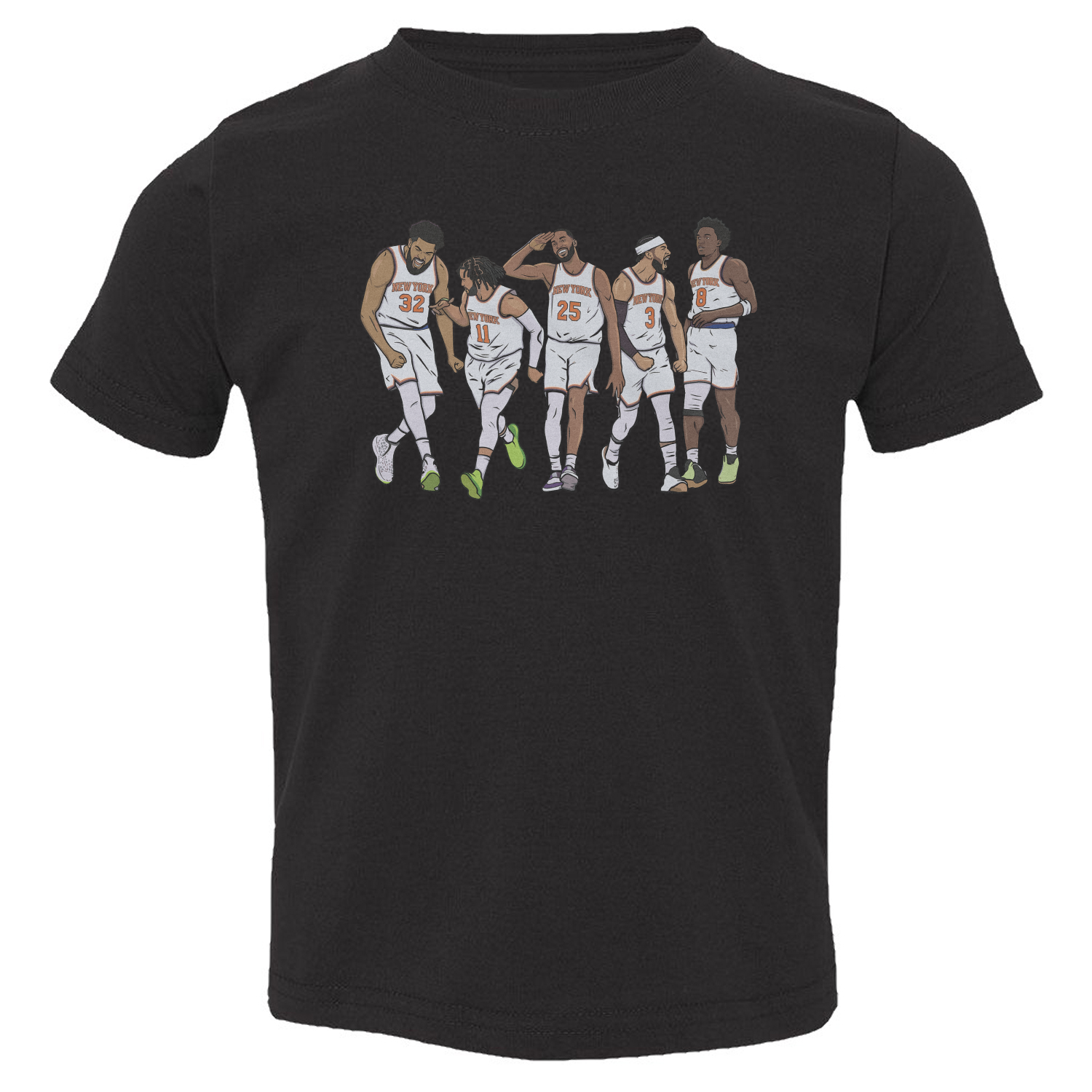 New York Inspired Team Graphic Basketball Tribute Toddler T-Shirt