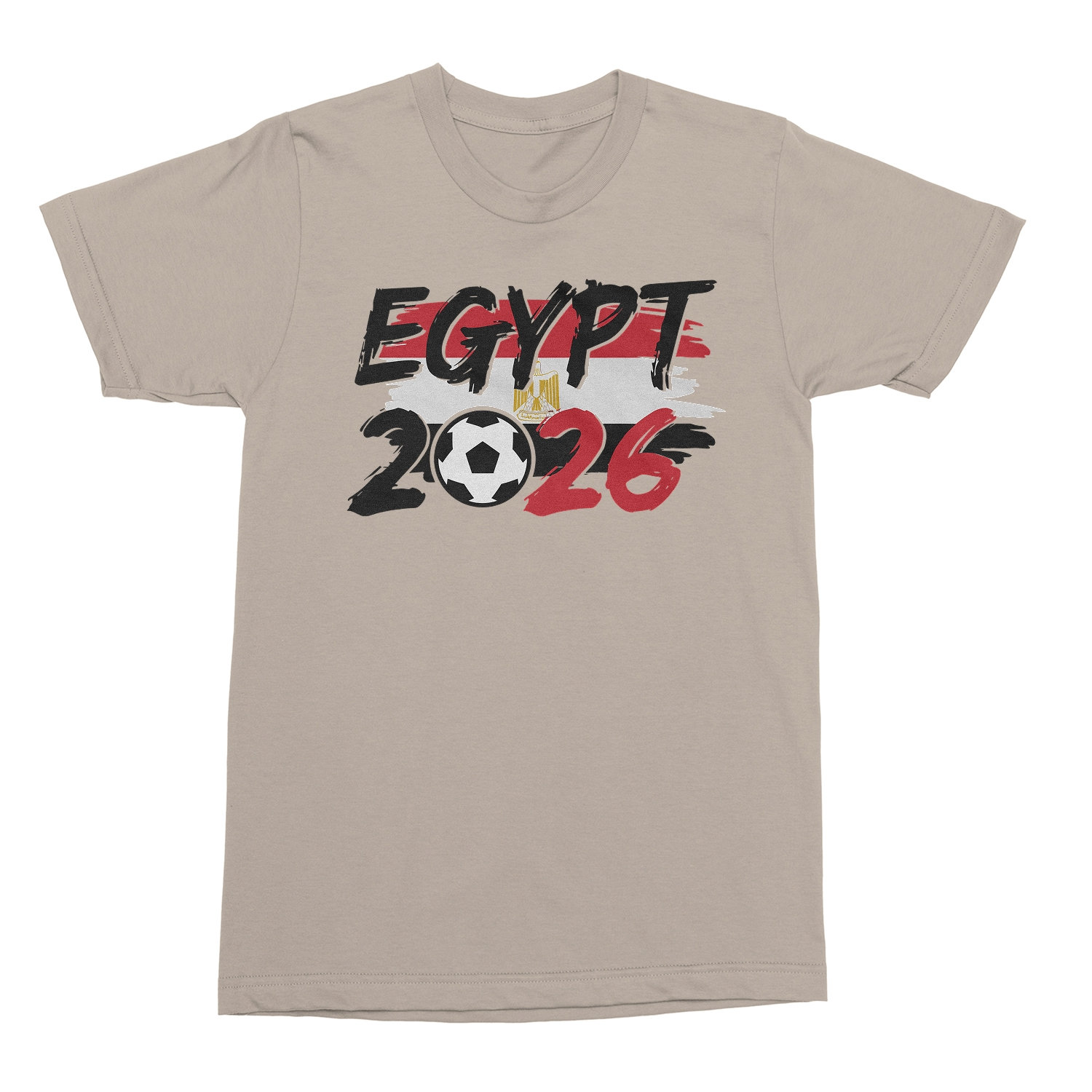 Egypt Tribute Flag Graphic – 2026 Soccer Fans Unisex T-Shirt