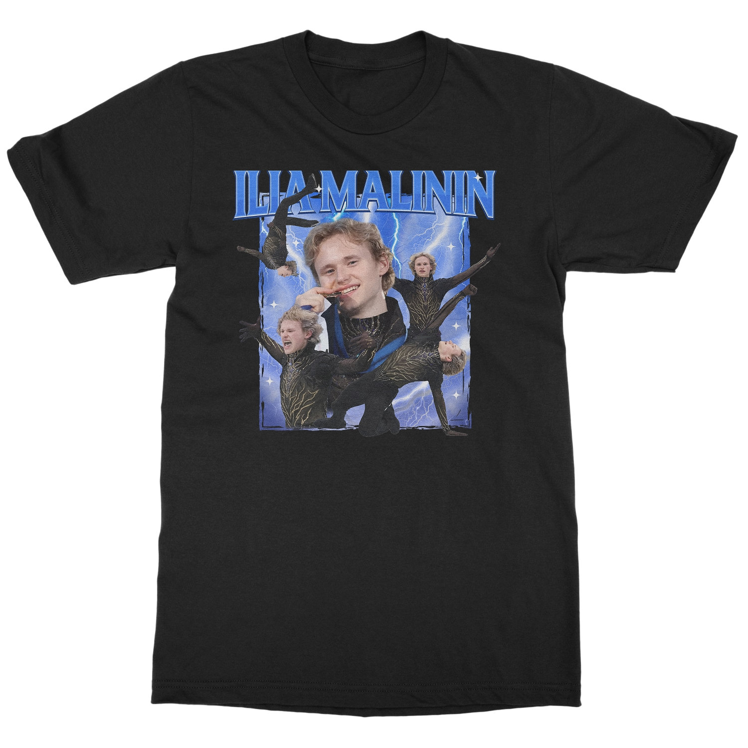 Malinin Inspired Collage – Figure Skating Champion Unisex T-Shirt
