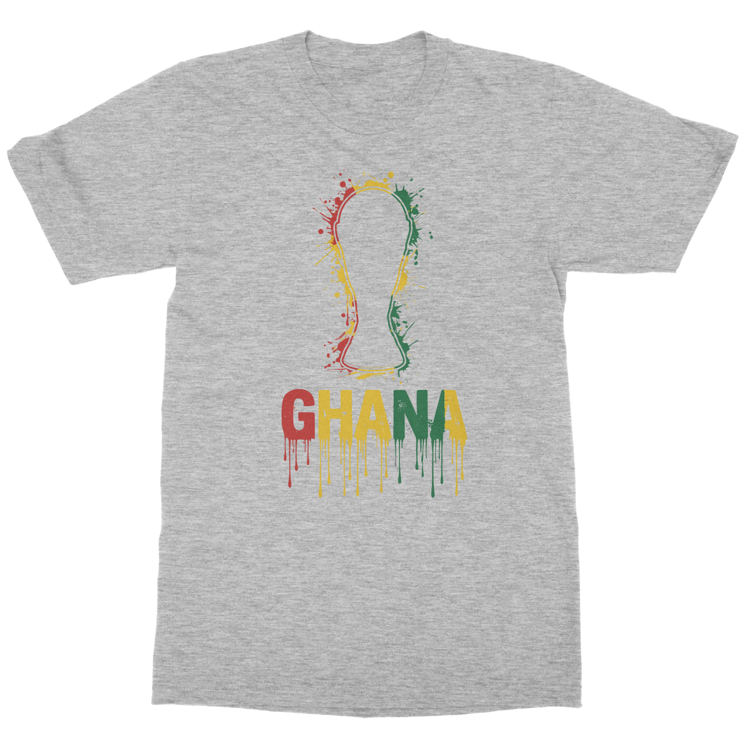 Ghana Trophy Splash Graphic Soccer Fans Tribute Unisex T-Shirt