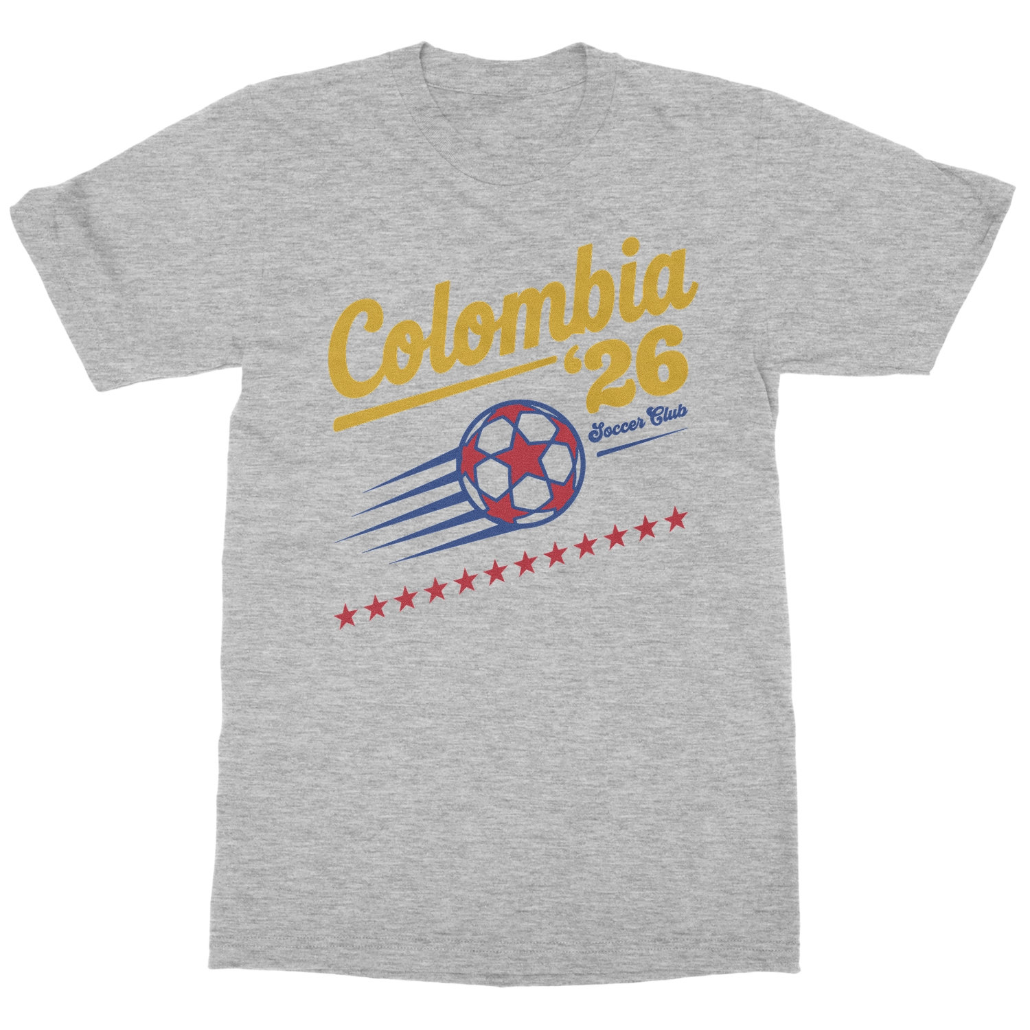 Vintage Colombia 26 Soccer Club Retro Fans Graphic Unisex T-Shirt