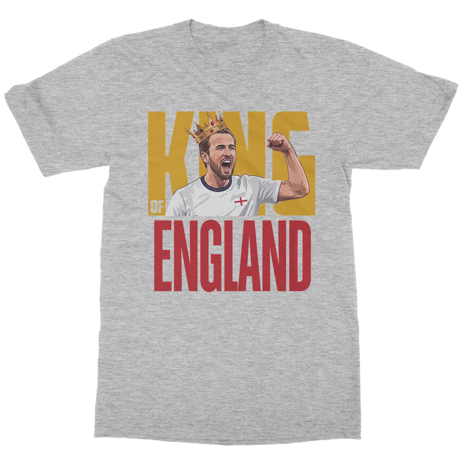 Kane King of England Graphic Soccer Fans Unisex T-Shirt