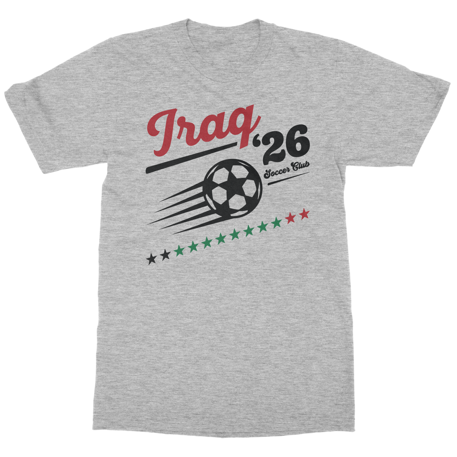Vintage Iraq 26 Soccer Club Retro Fans Graphic Unisex T-Shirt