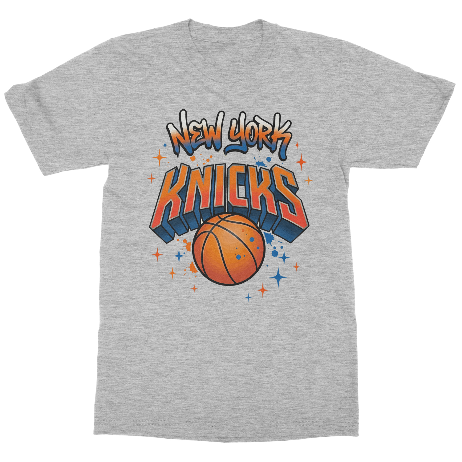 New York Basketball Graffiti Graphic Fans Gift Unisex T-Shirt