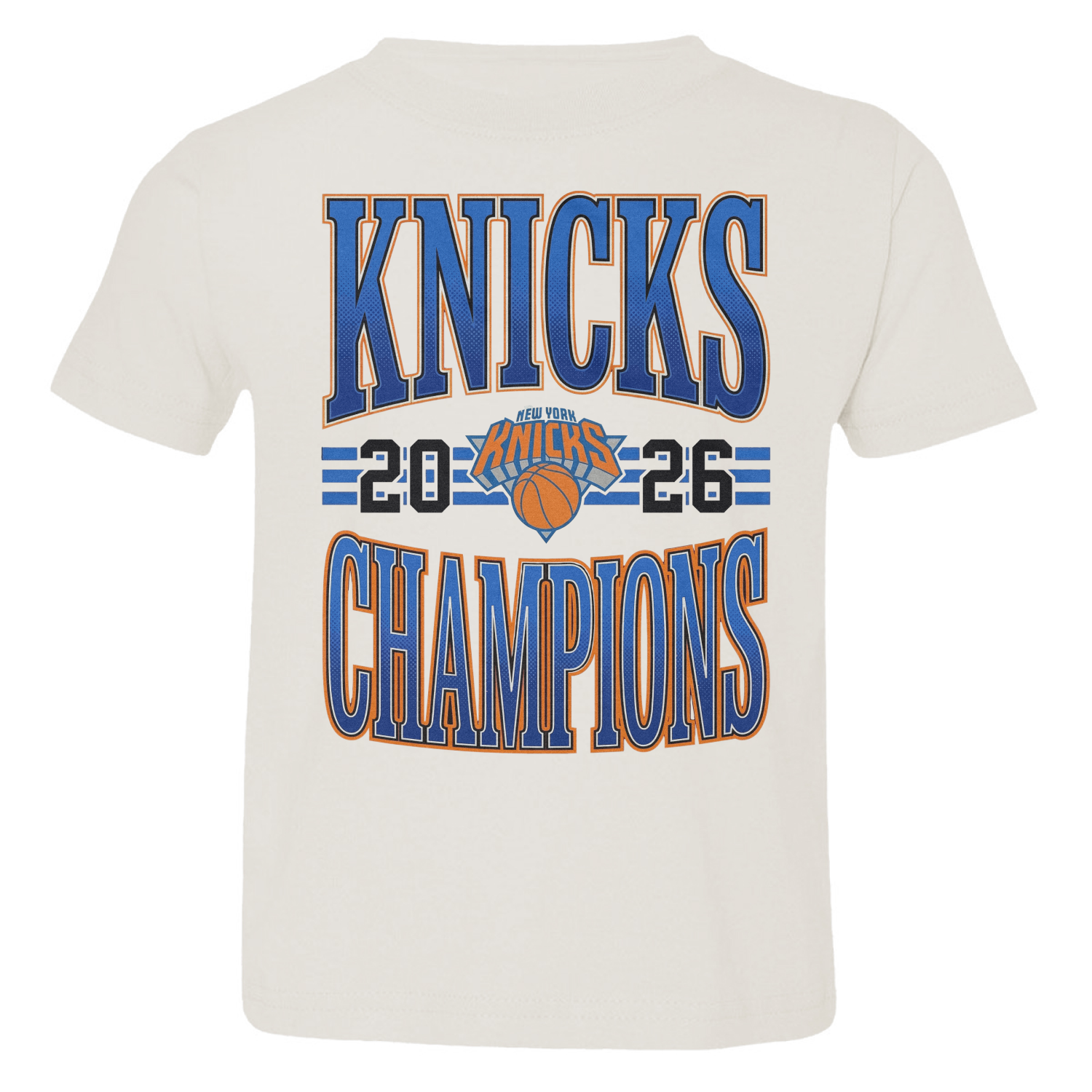 New York Basketball Fans Knicks 2026 Champions Toddler T-Shirt