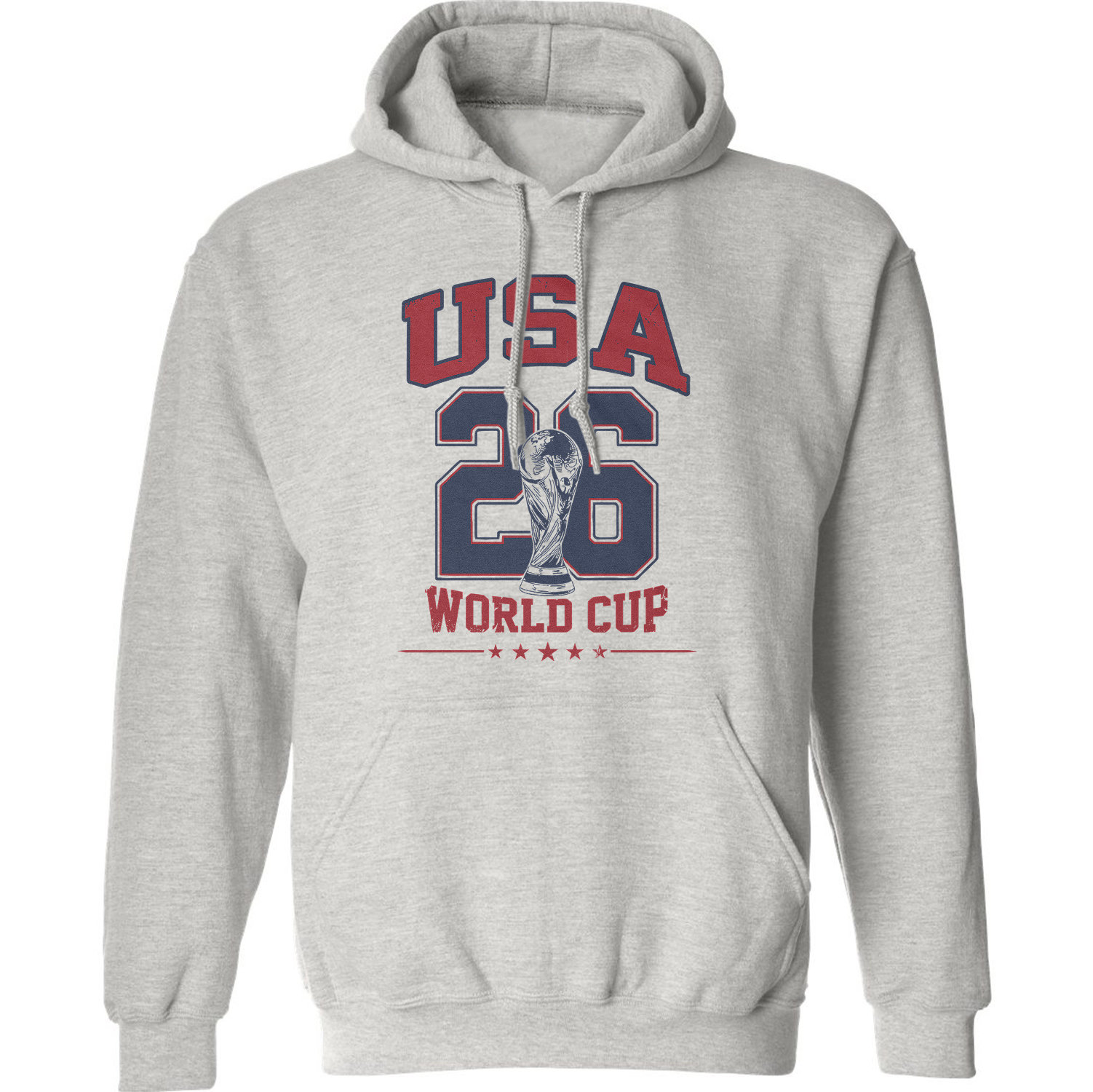 USA 26 Soccer Cup Graphic World Fans Gift Unisex Hooded Sweatshirt