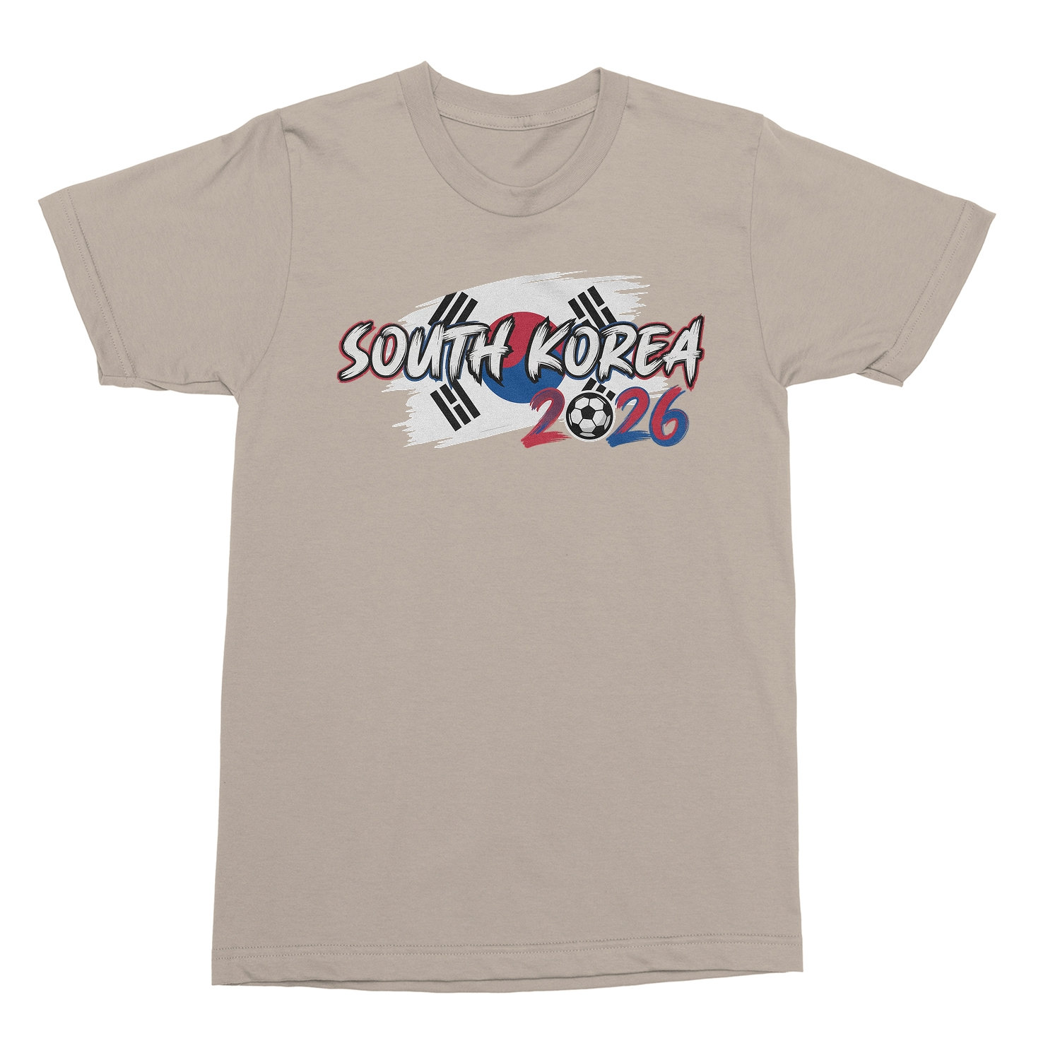 South Korea Tribute Flag Graphic – 2026 Soccer Fans Unisex T-Shirt