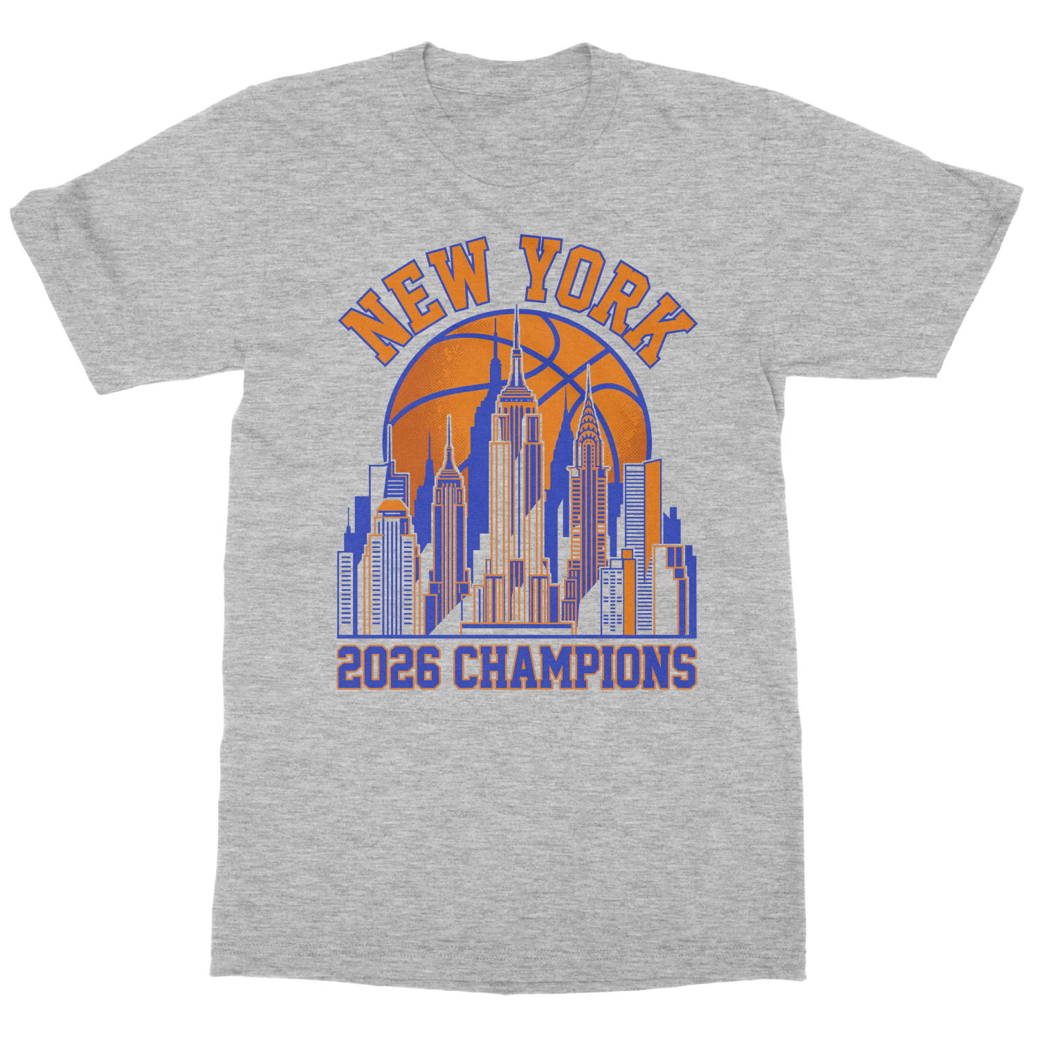 New York 2026 Basketball Champions NY Skyline Unisex T-Shirt