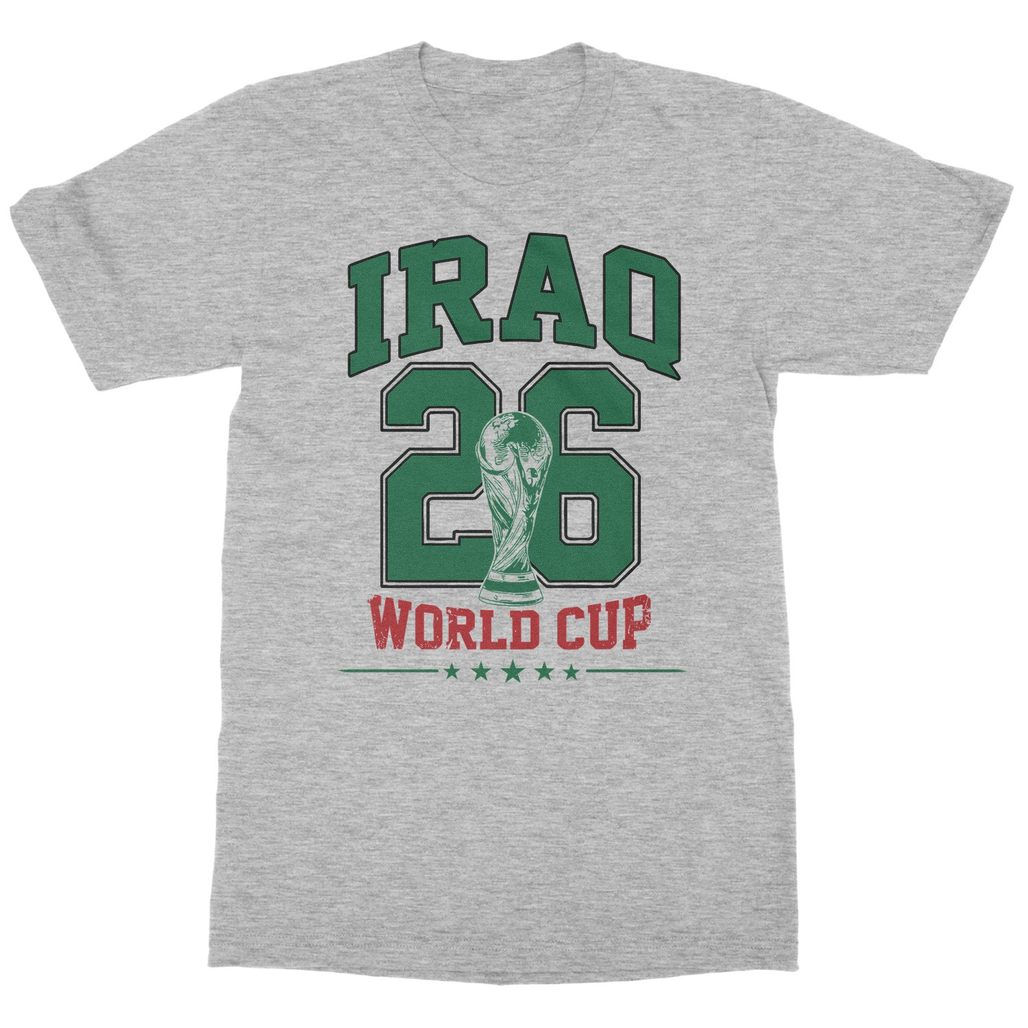 Iraq 26 Soccer Cup Graphic World Fans Gift Unisex T-Shirt