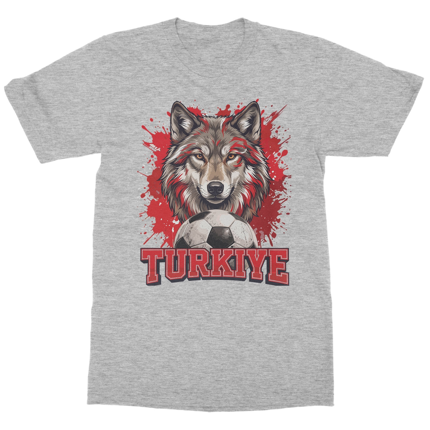 Turkiye Wolf Soccer Tribute 2026 Cup Fans Unisex T-Shirt