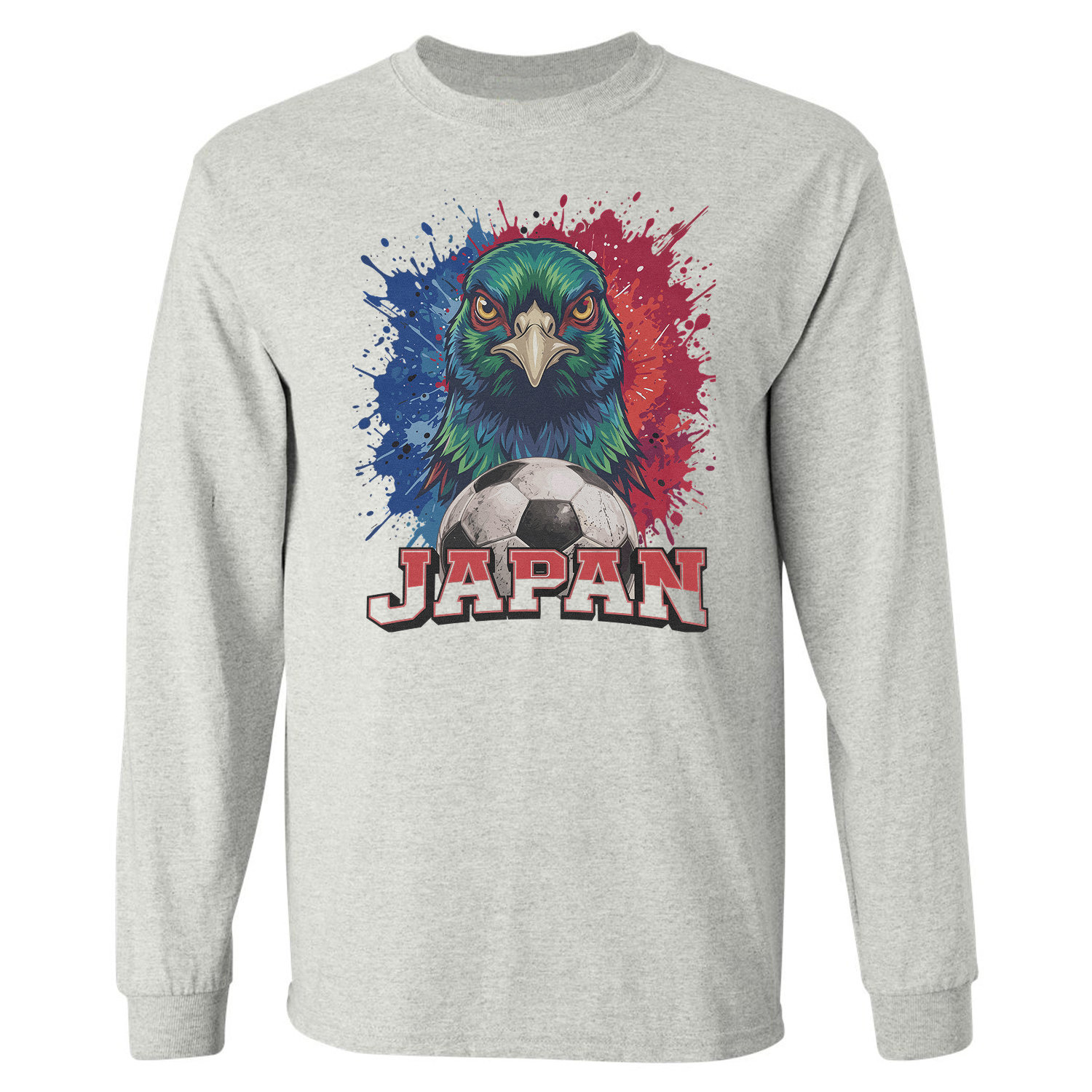 Japan Pigeon Soccer Tribute 2026 Cup Fans Long Sleeve T-Shirt