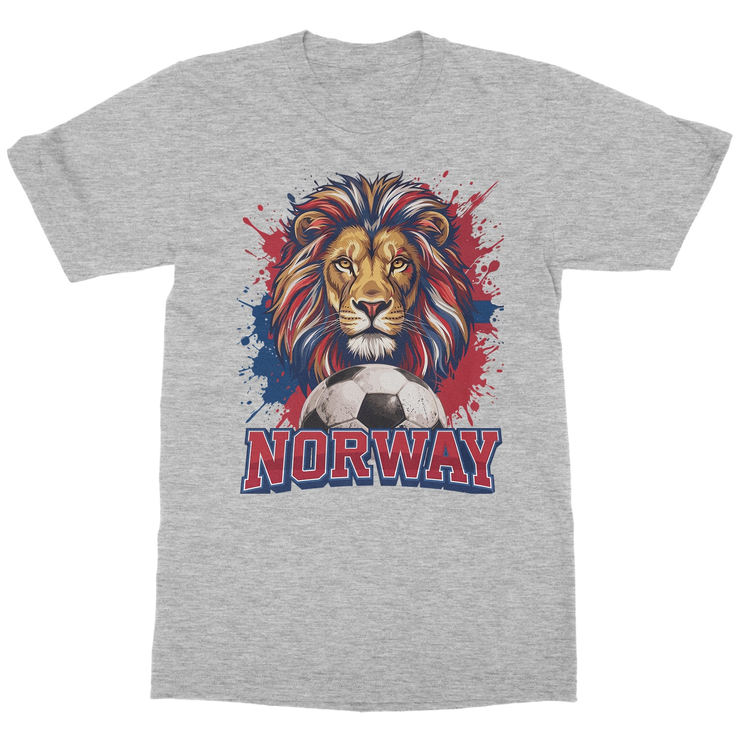 Norway Lion Soccer Tribute 2026 Cup Fans Unisex T-Shirt