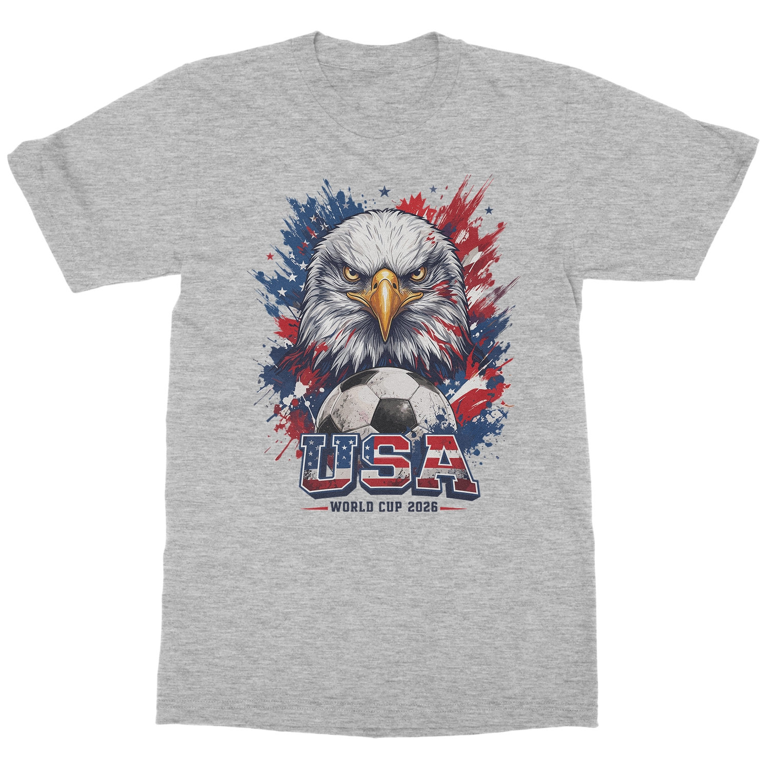 USA World Soccer Cup Tribute 2026 Eagle Fans Unisex T-Shirt