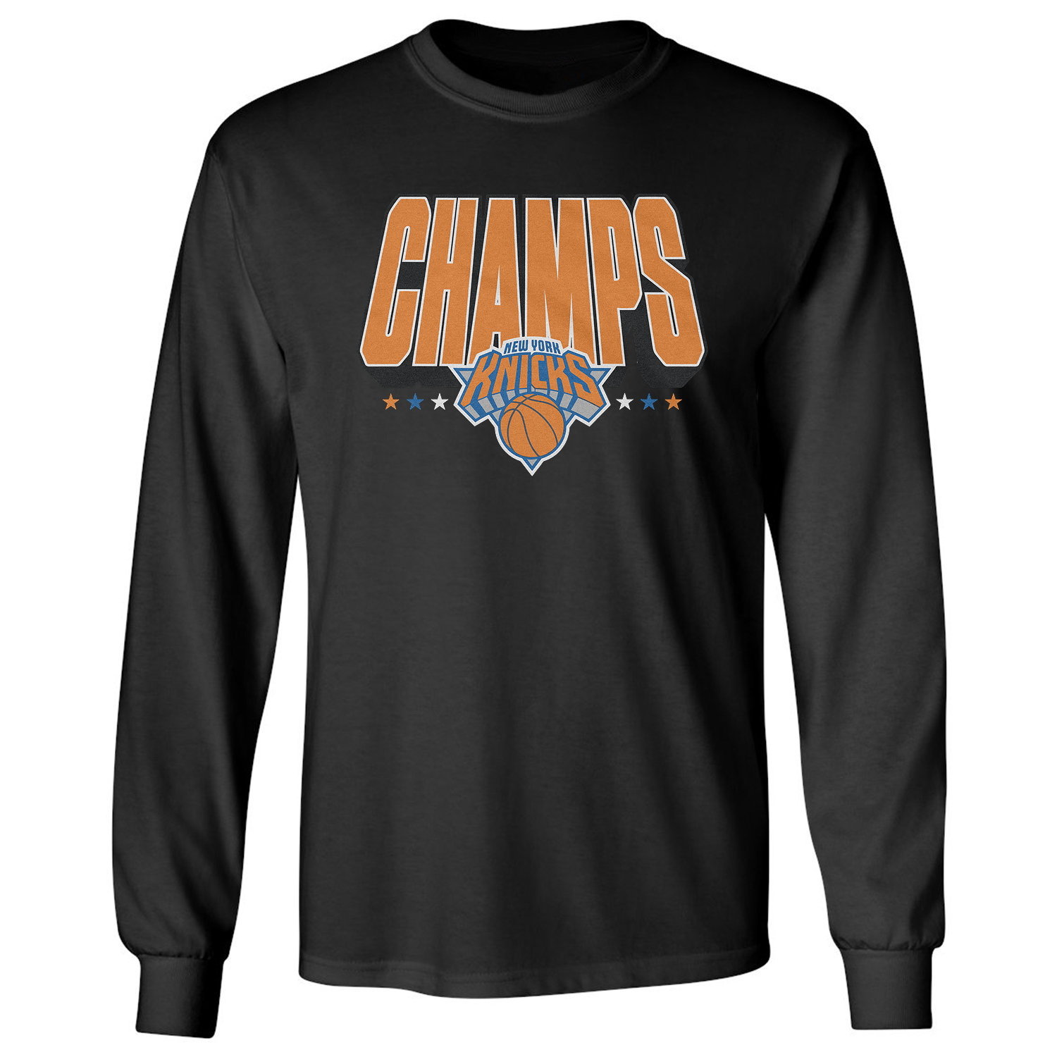 New York Champs 2026 Knicks Basketball Long Sleeve T-Shirt