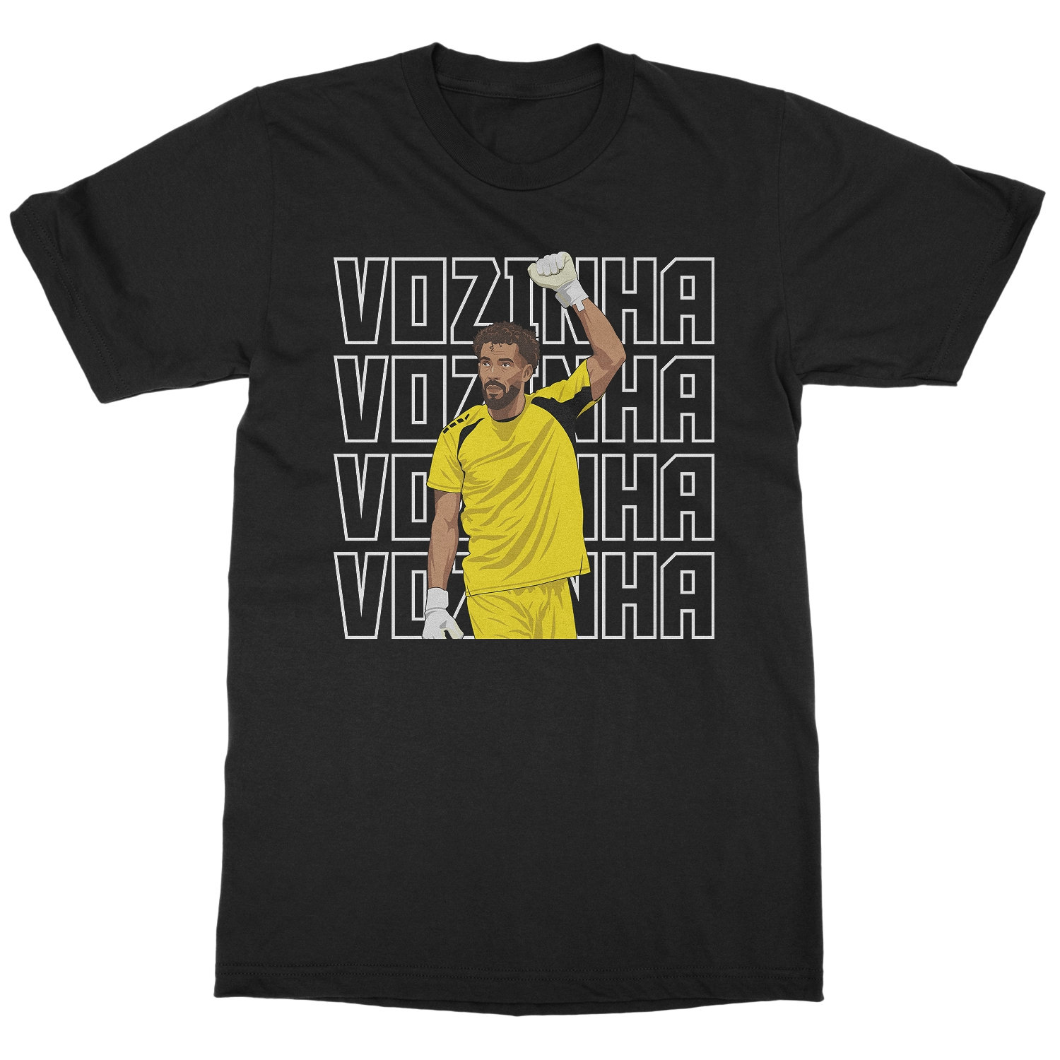 Vozinha Soccer Inspired Design Cape Verde Fans Unisex T-Shirt