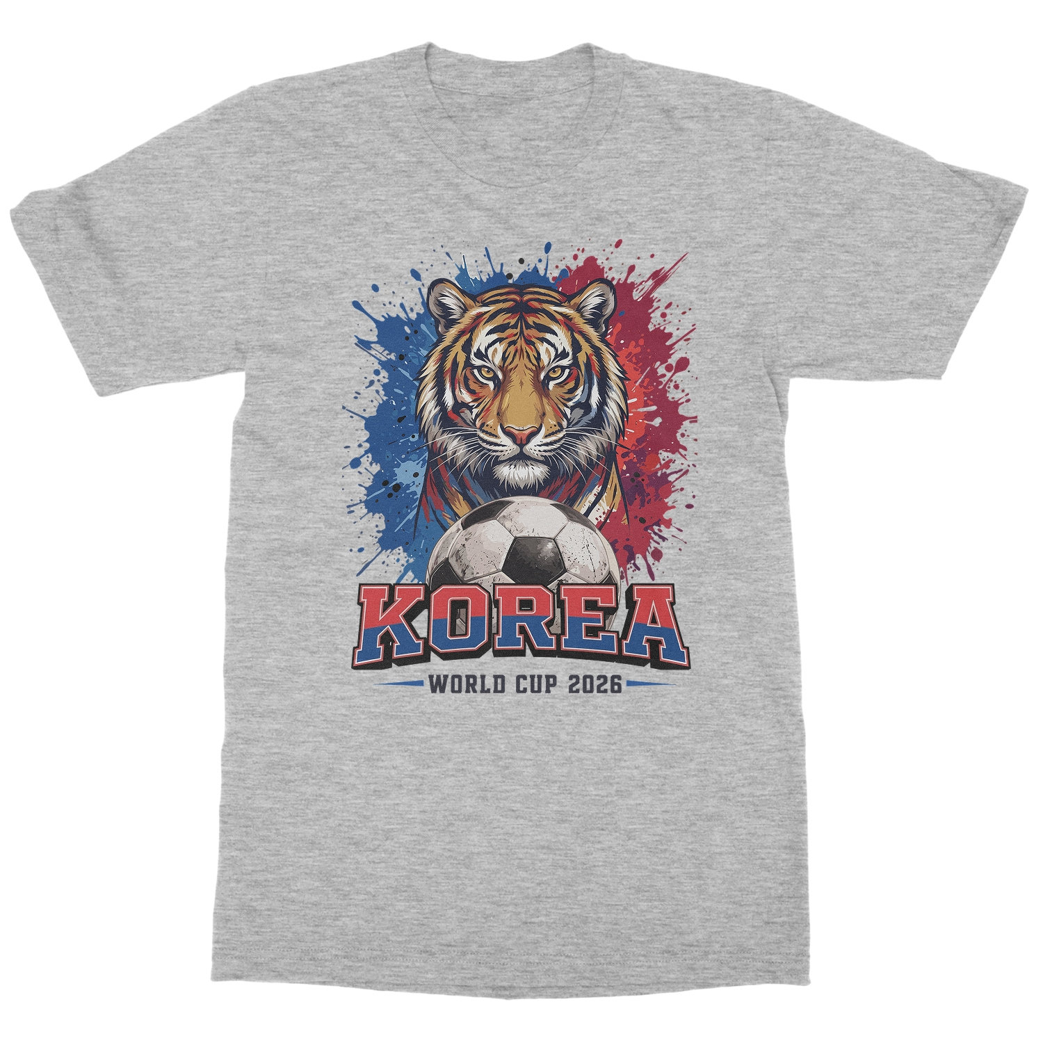 South Korea World Soccer Cup Tribute 2026 Tiger Fans Unisex T-Shirt