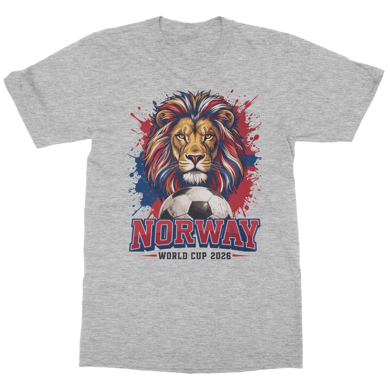 Norway World Soccer Cup Tribute 2026 Lion Fans Unisex T-Shirt