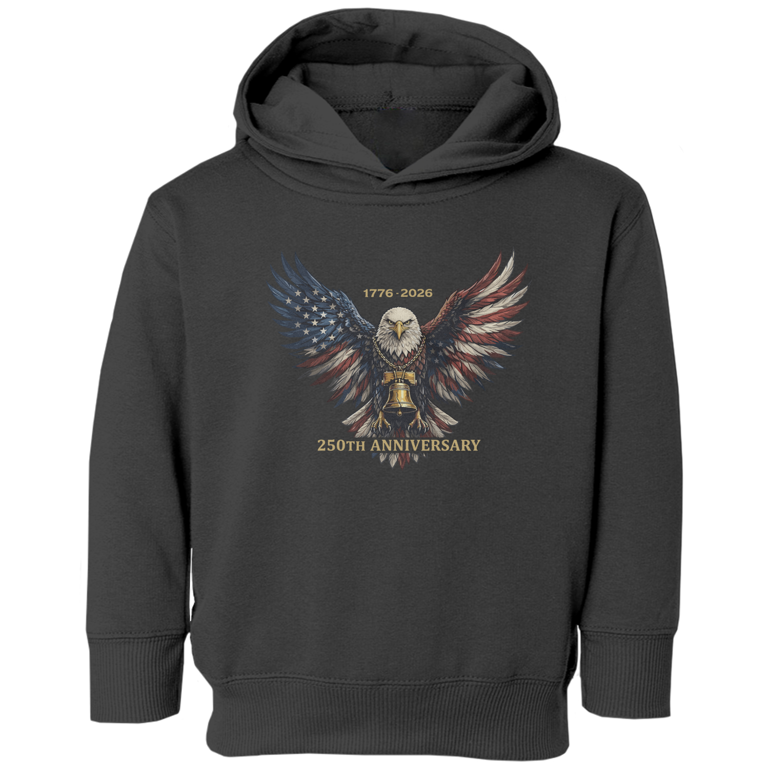 American Eagle 250 Years USA Freedom Toddler Hooded Sweatshirt