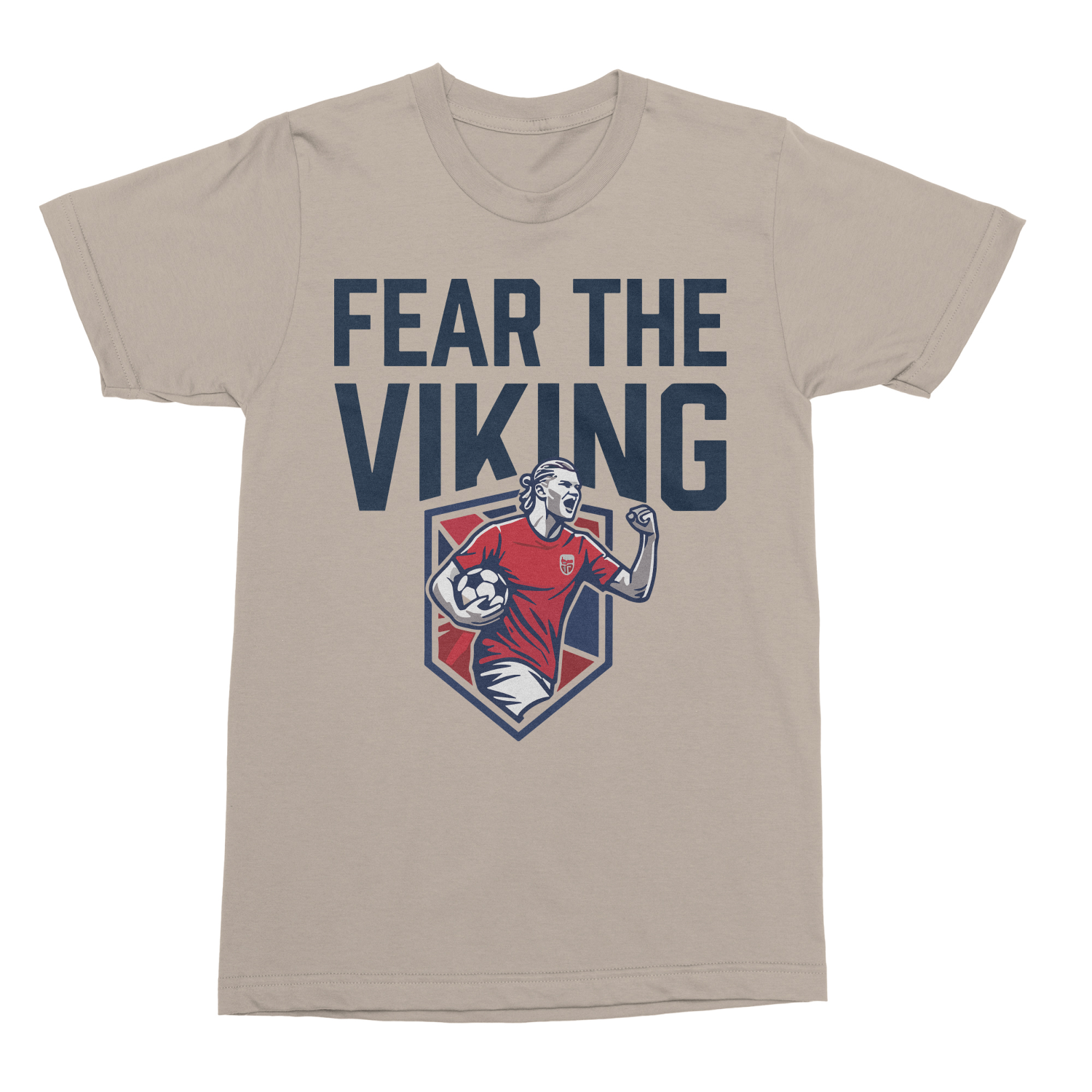 Fear The Viking Haaland Inspired Soccer Fans Unisex T-Shirt