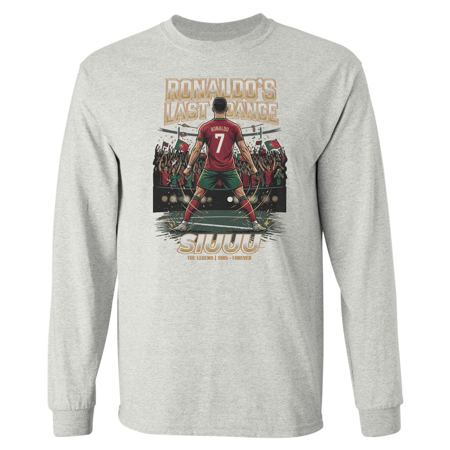 Ronaldo&rsquo;s Last Dance 2026 Portugal Soccer Fans Long Sleeve T-Shirt