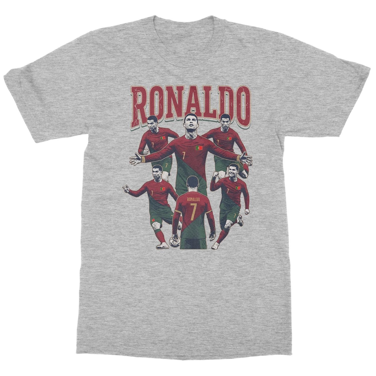 Ronaldo 7 Inspired Portugal GOAT Soccer Fans Unisex T-Shirt