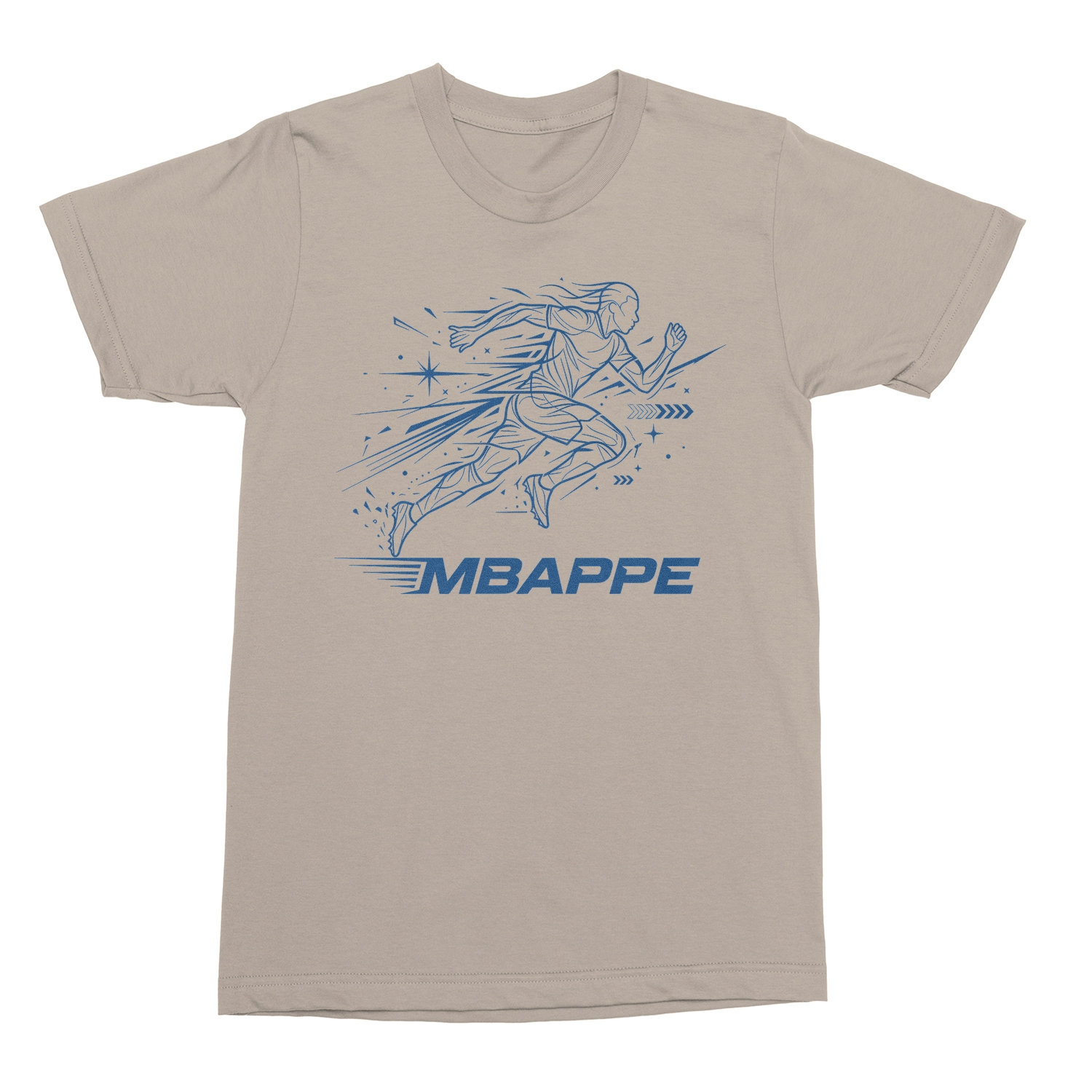 Mbappe Run Inspired Graphic France Soccer Fans Unisex T-Shirt