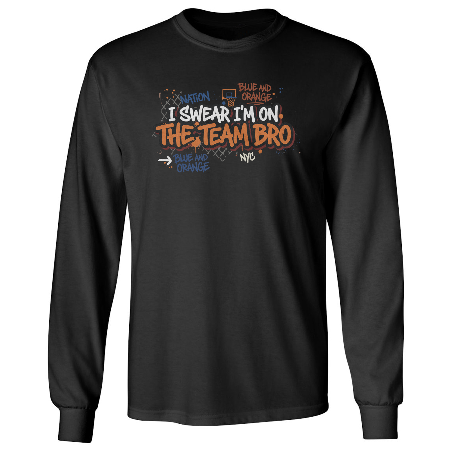Kolek Im On The Team Bro New York Champions Long Sleeve T-Shirt