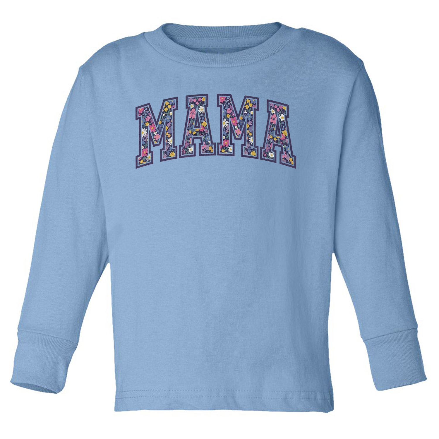Mama Floral Graphic – Mothers Day Gift Idea Mom Toddler Long Sleeve TShirt