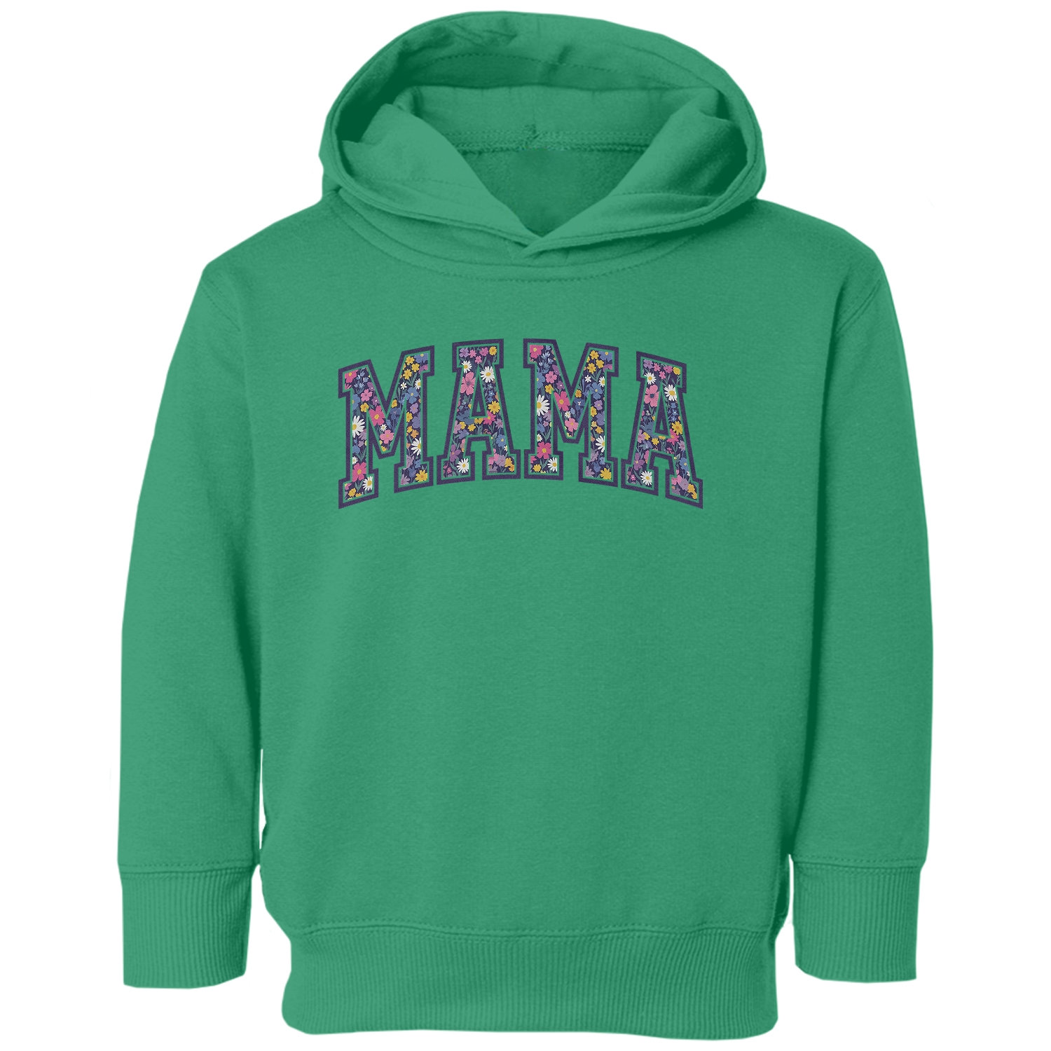 Mama Floral Graphic – Mothers Day Gift Idea Mom Toddler Hooded Sweatshirt
