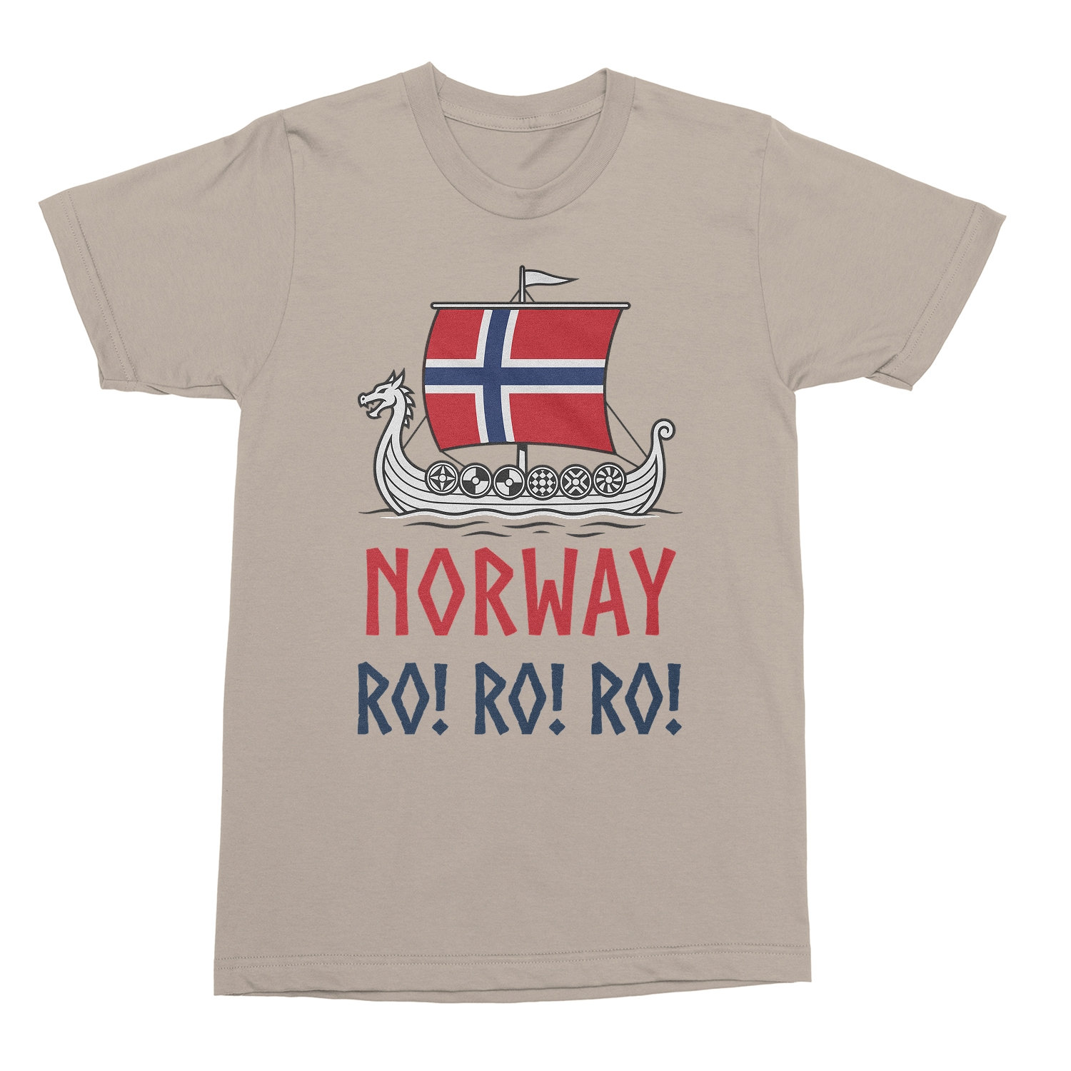 Norway RO RO Supporter Graphic Soccer Fans Unisex T-Shirt