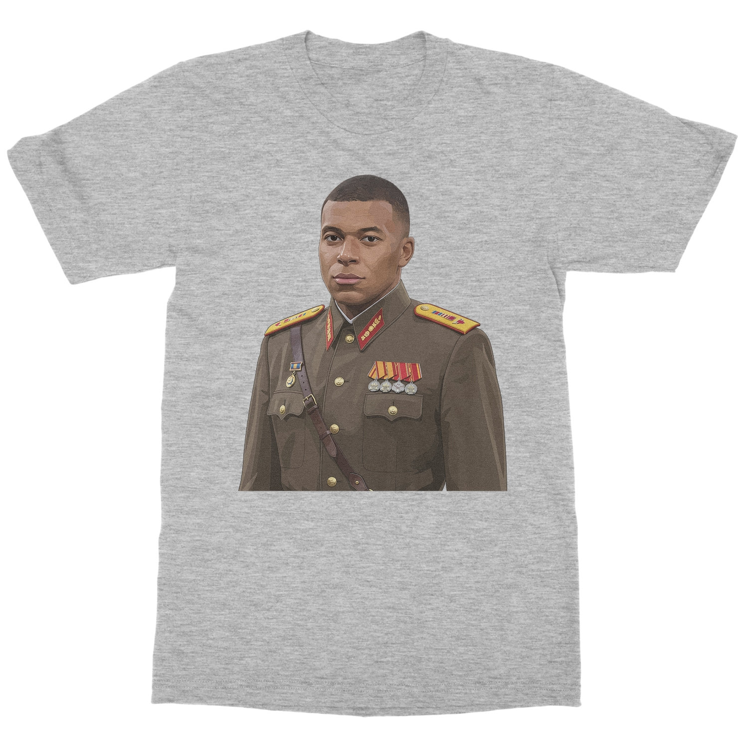 Mbappe Inspired Soccer Viral Meme Dictator Parody Unisex T-Shirt